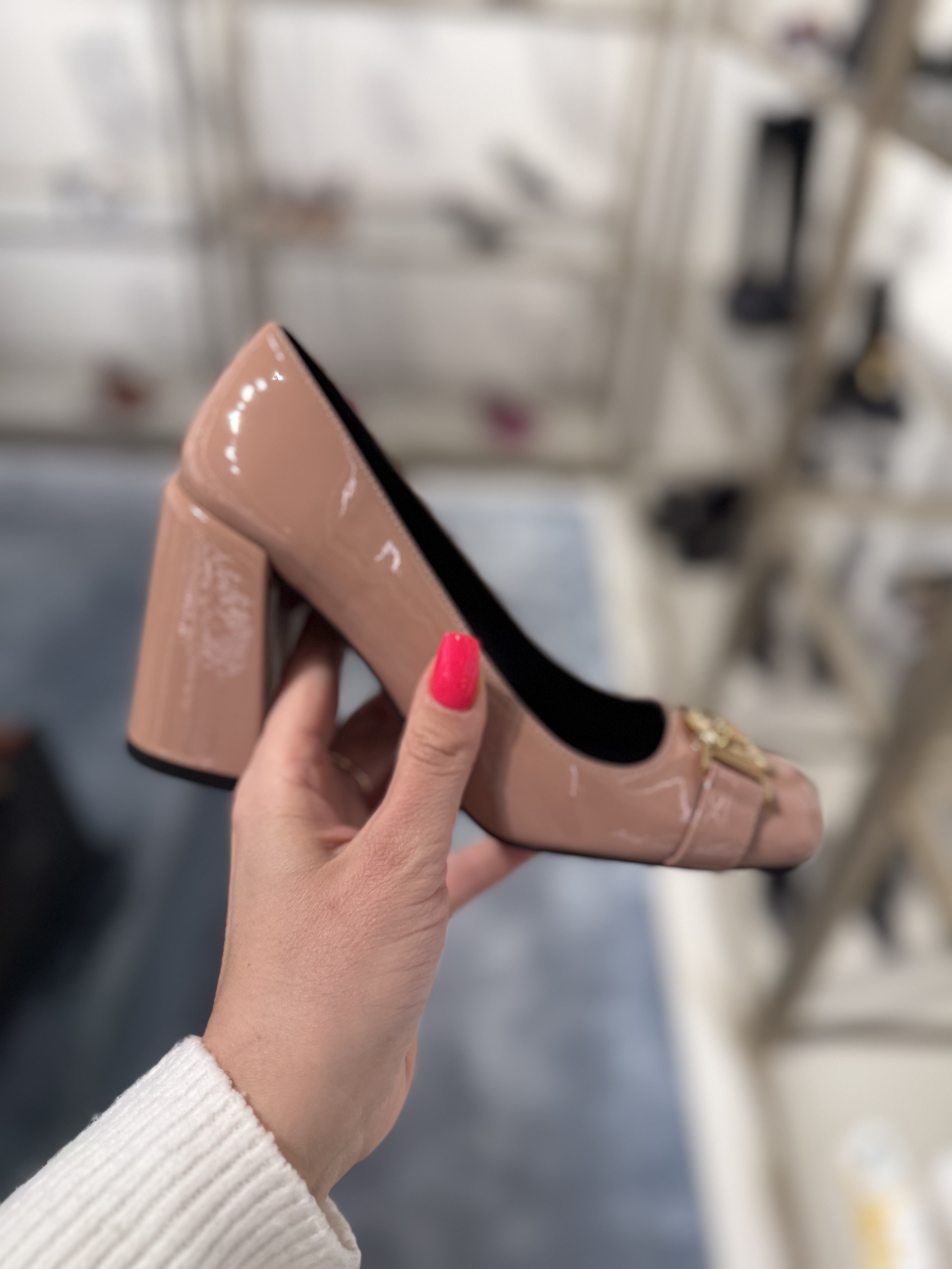 Versace nude pink HeelsVersace