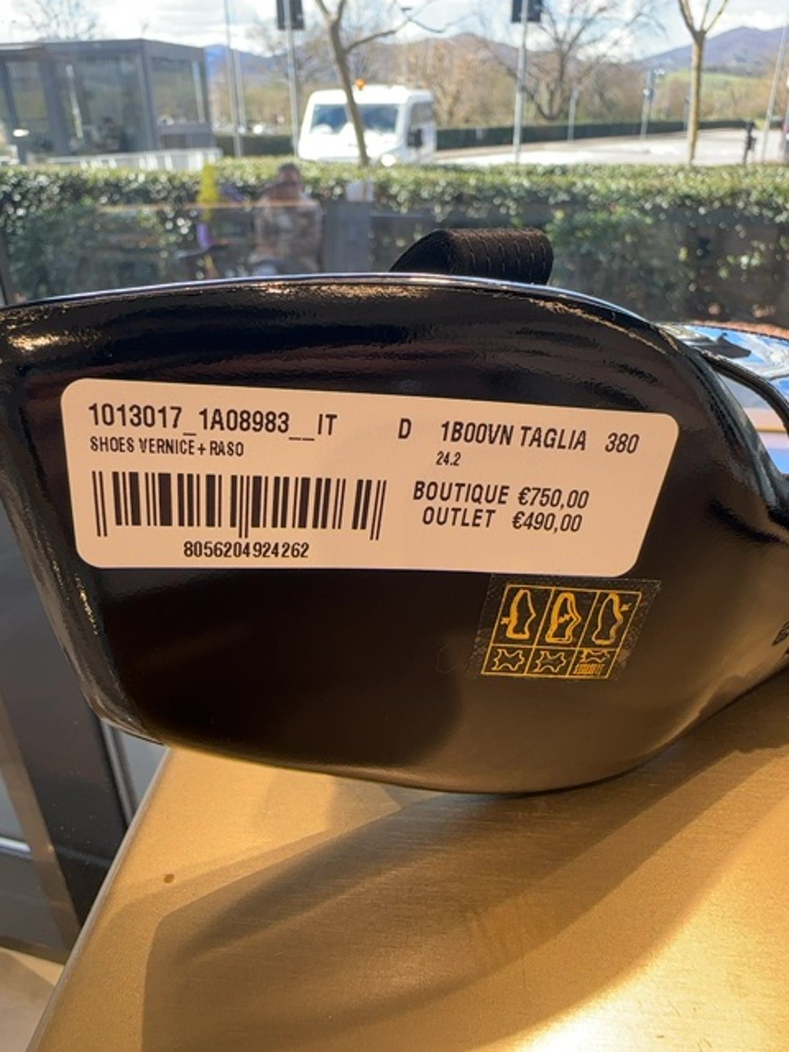 Versace Shoes Vernice blackVersace