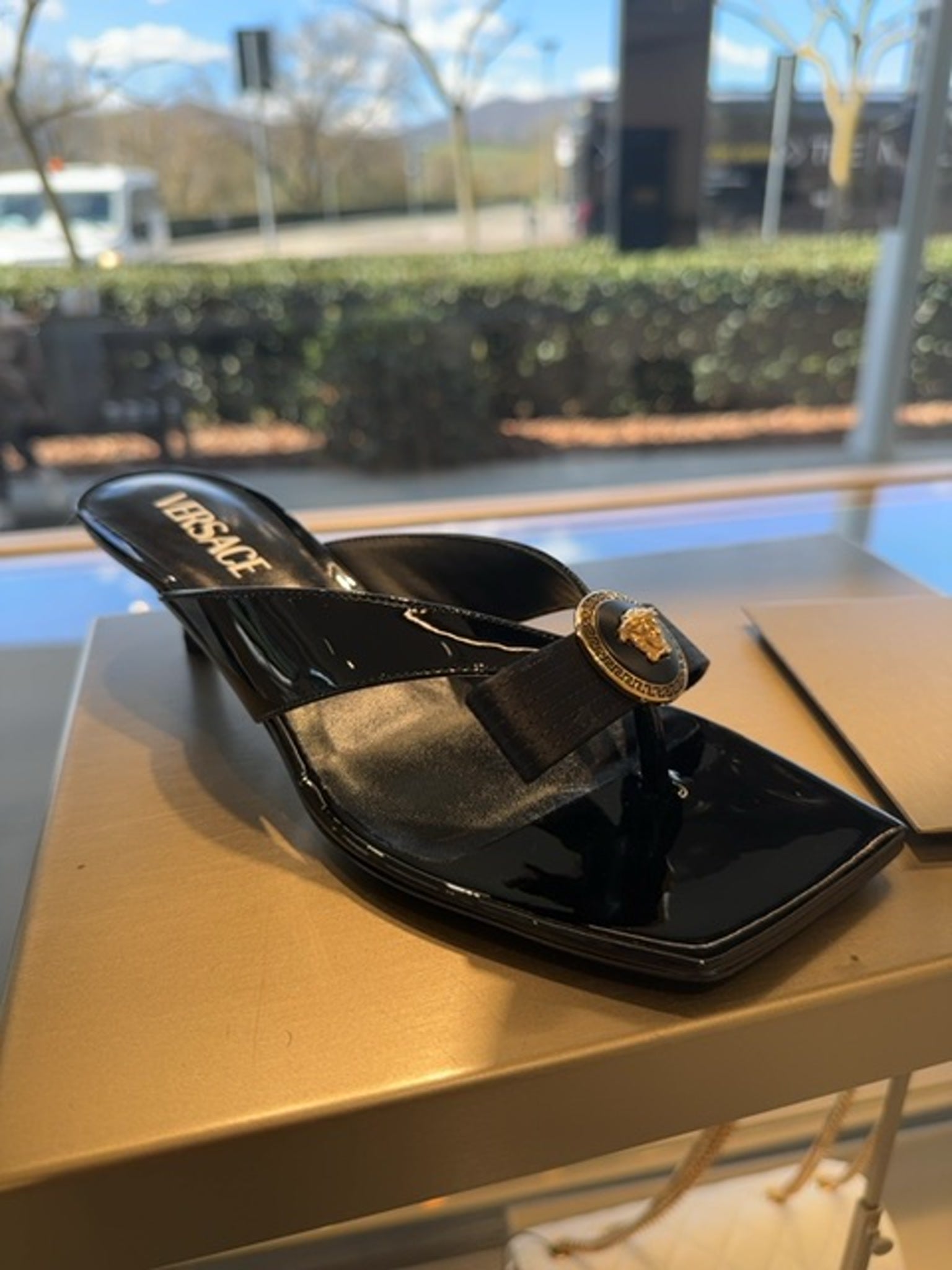 Versace Shoes Vernice blackVersace