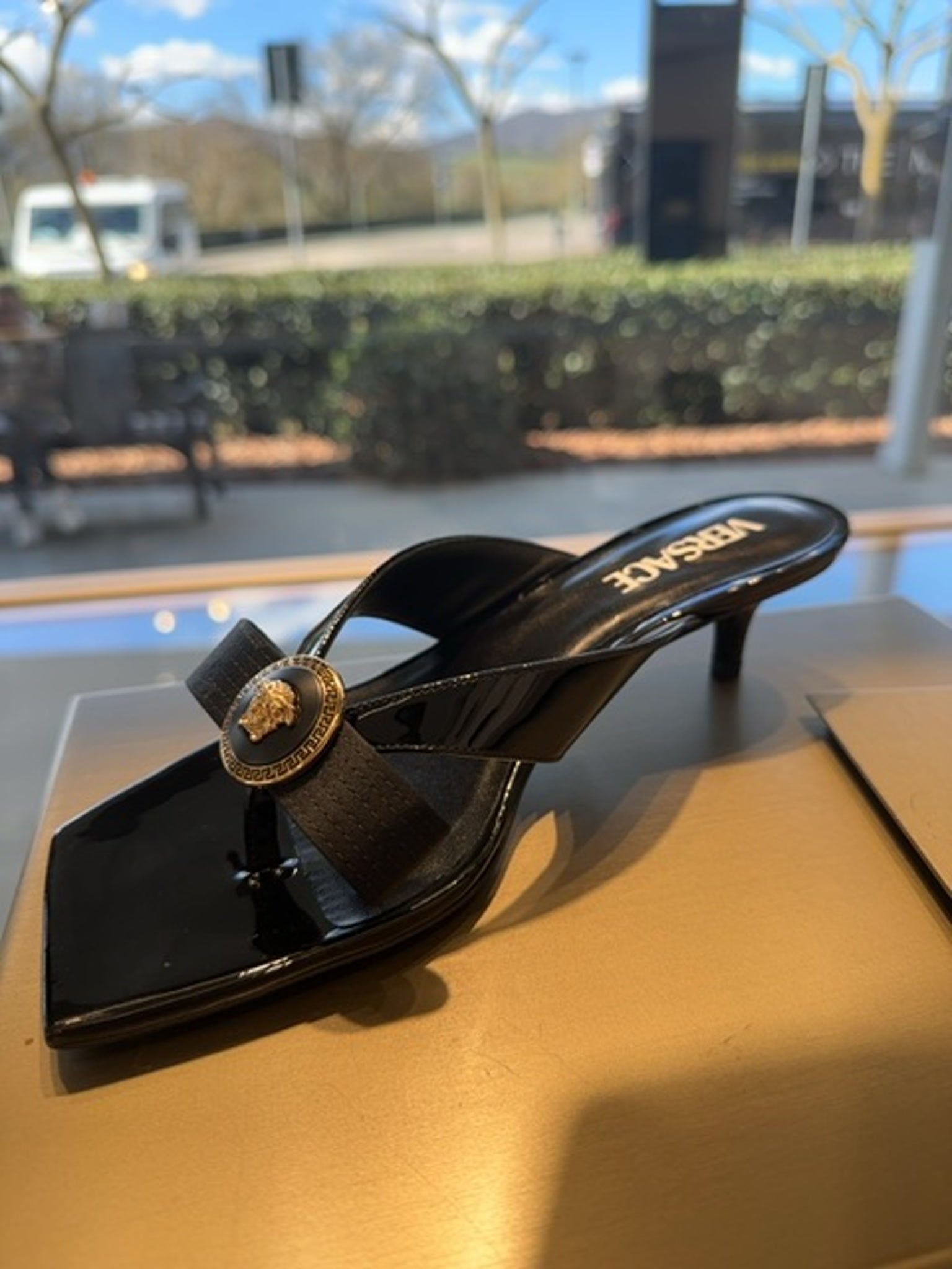 Versace Shoes Vernice blackVersace