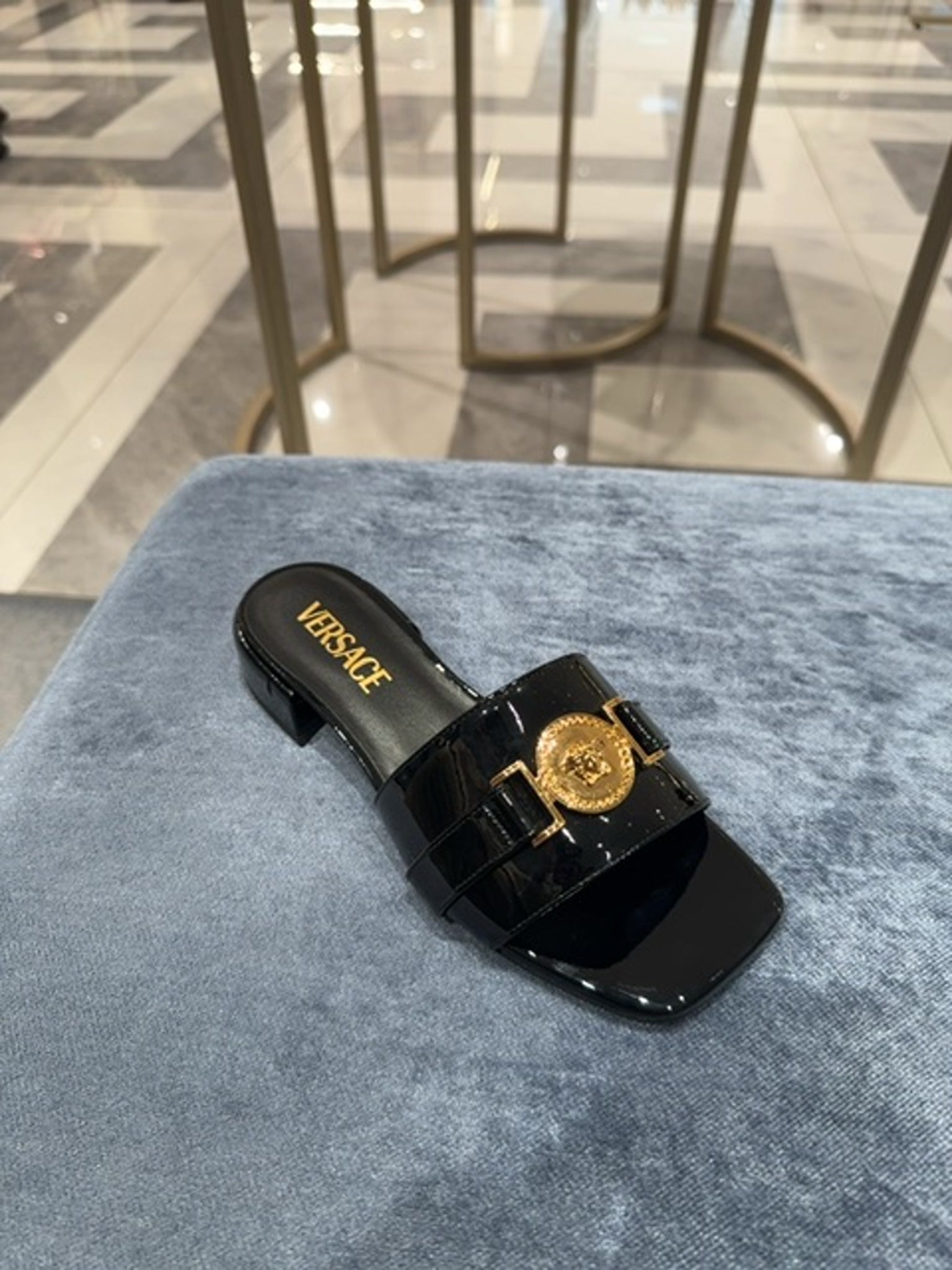 Versace Shoes Vernice+Metal blackVersace