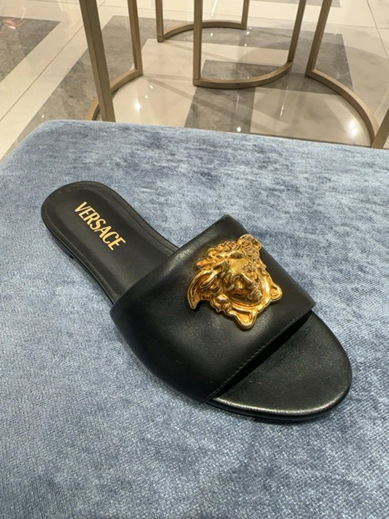 Versace Shoes Vitello blackVersace