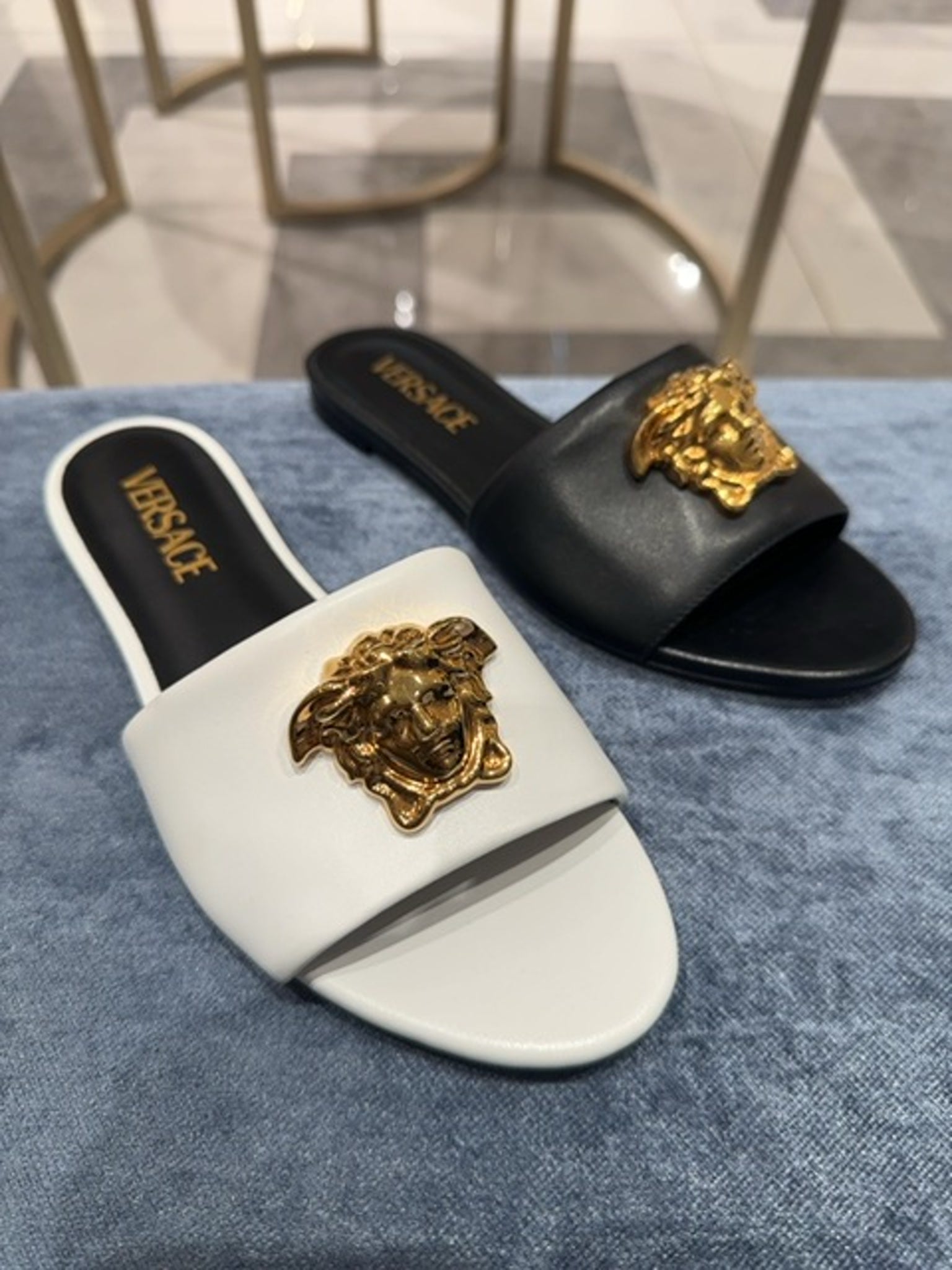 Versace Shoes Vitello whiteVersace