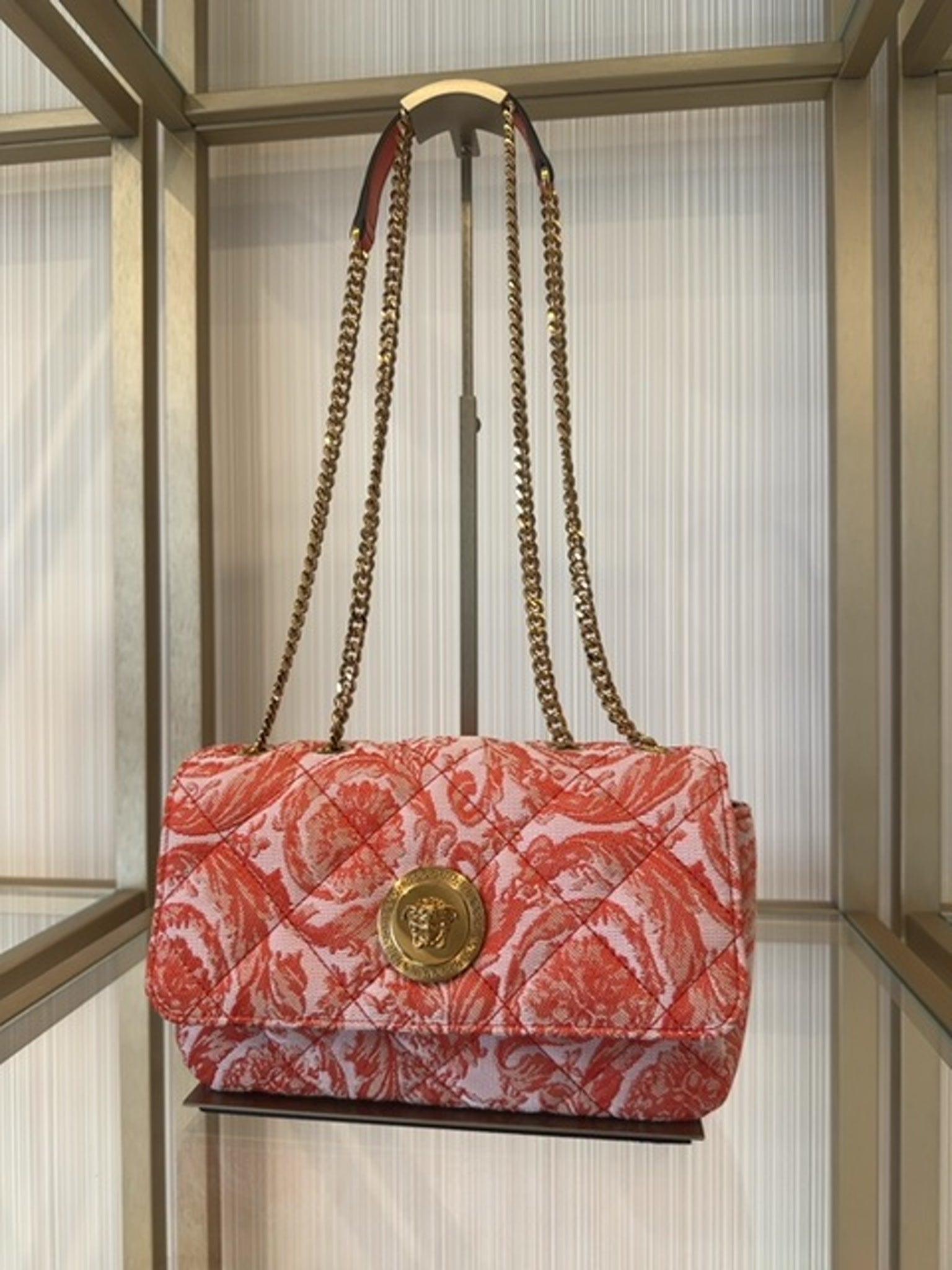 Versace SM Shoulder Bag Fabric JacquVersace