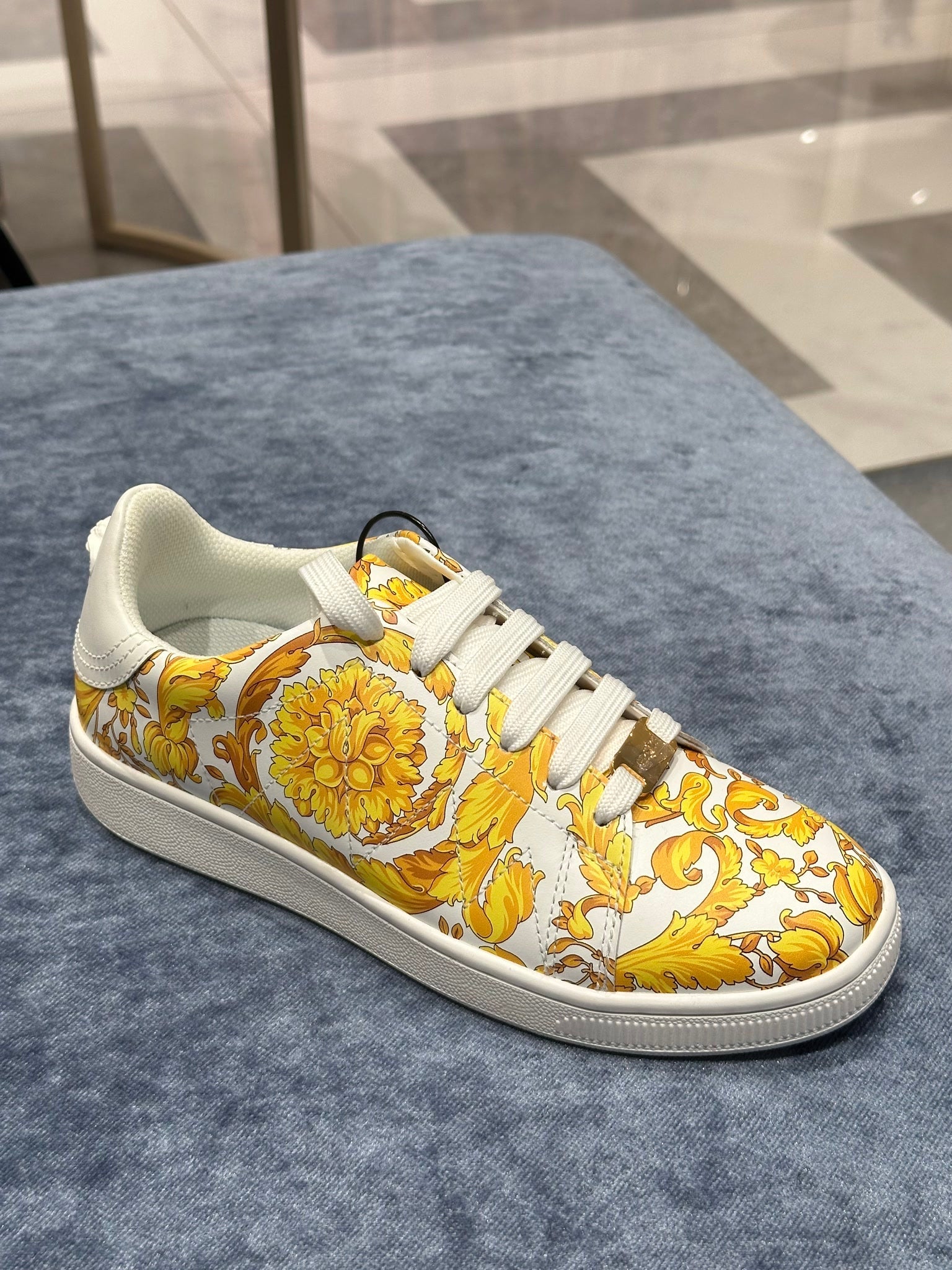 Versace Sneakers Vitello Stampa BaroccVersace