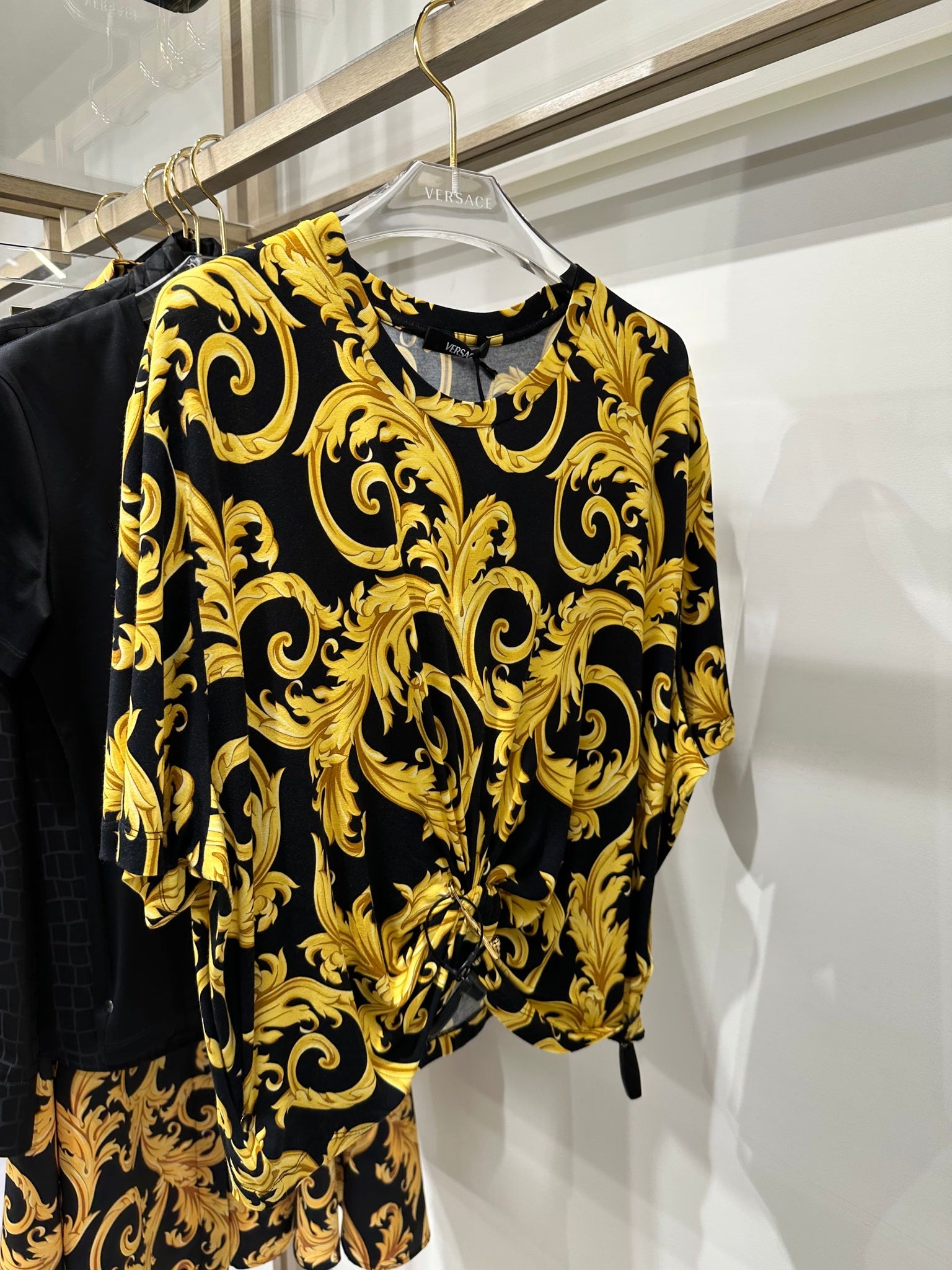 Versace T-Shirt Stretch Jersey FabriVersace