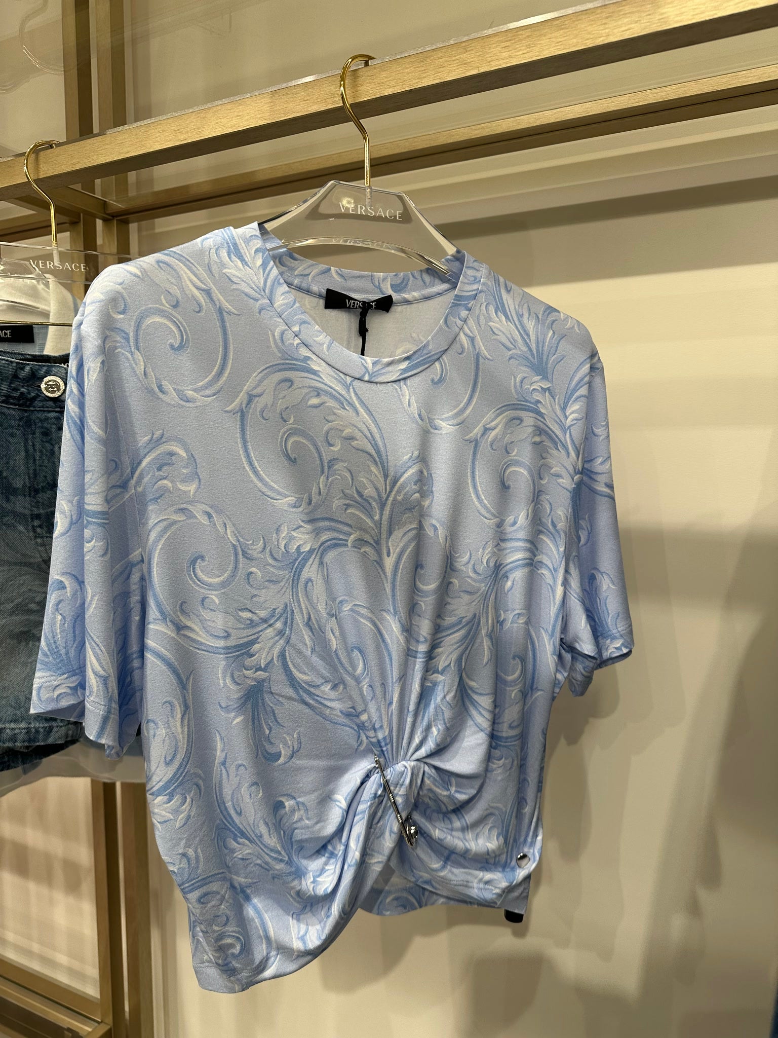 Versace T-Shirt Stretch Jersey FabriVersace