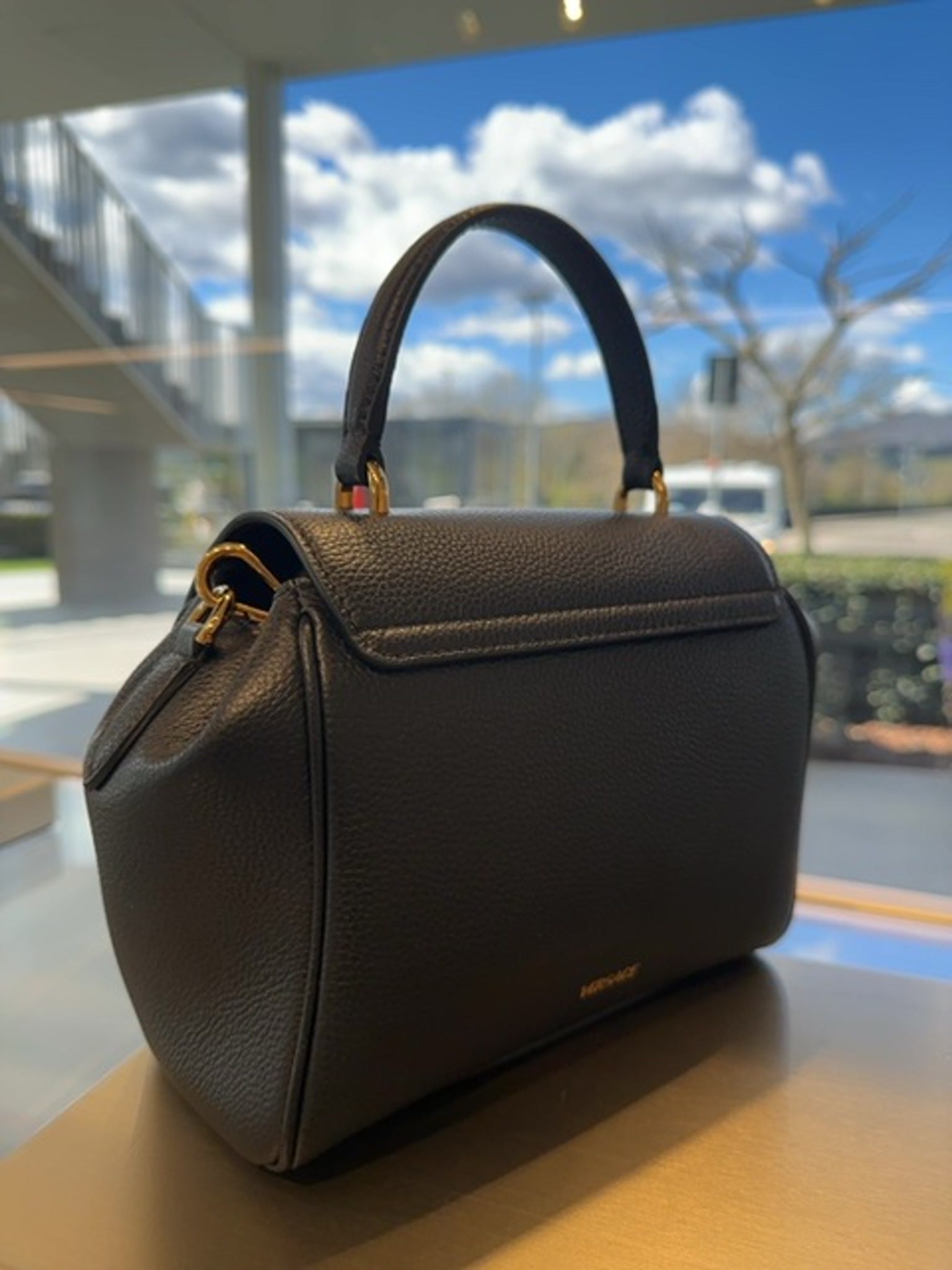 Versace Top Handle Grainy CalfVersace