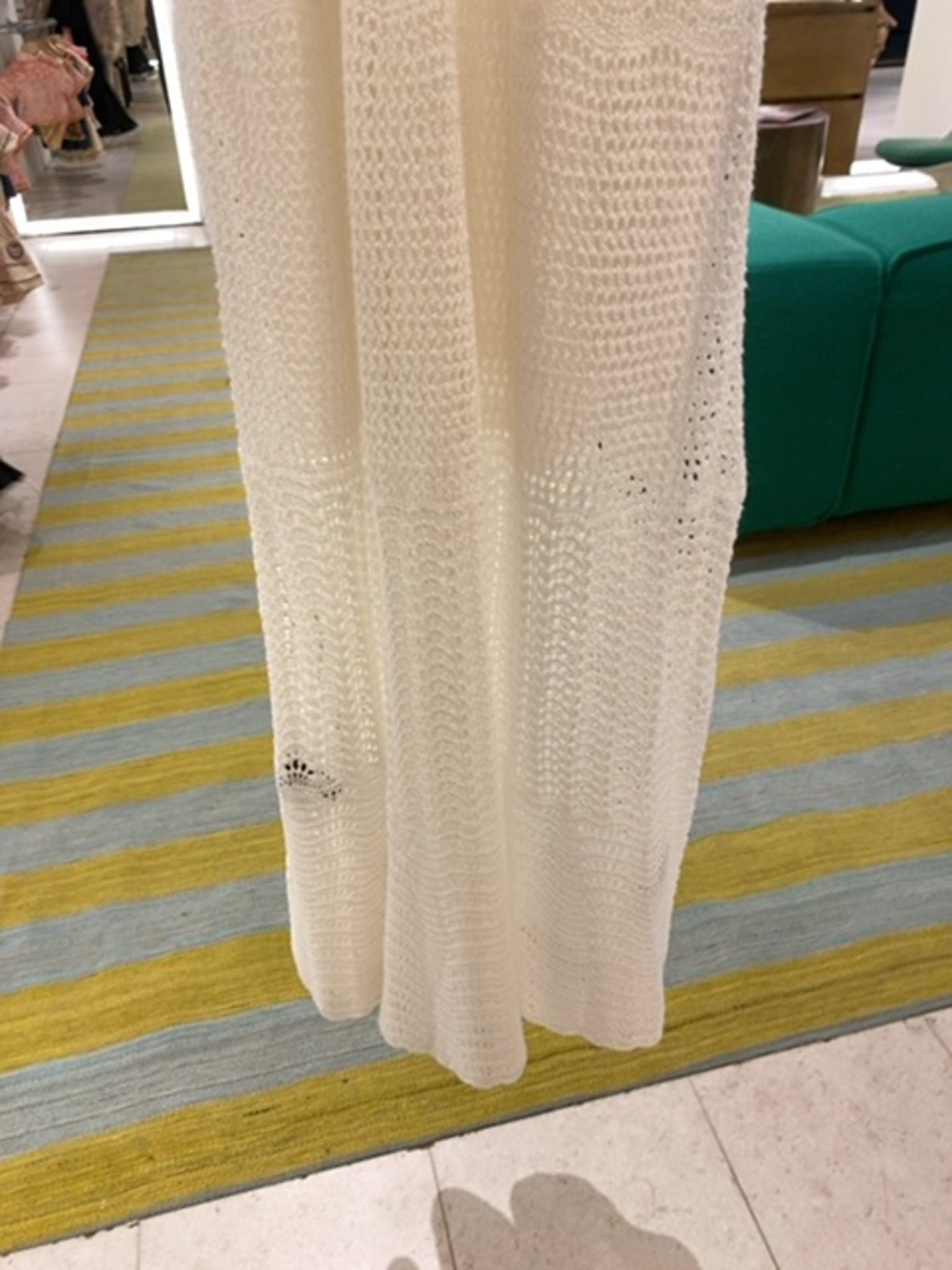 ZIMMERMANN Damska Sukienka Ivory Lightburst Textured Dress 9729DS246Zimmermann