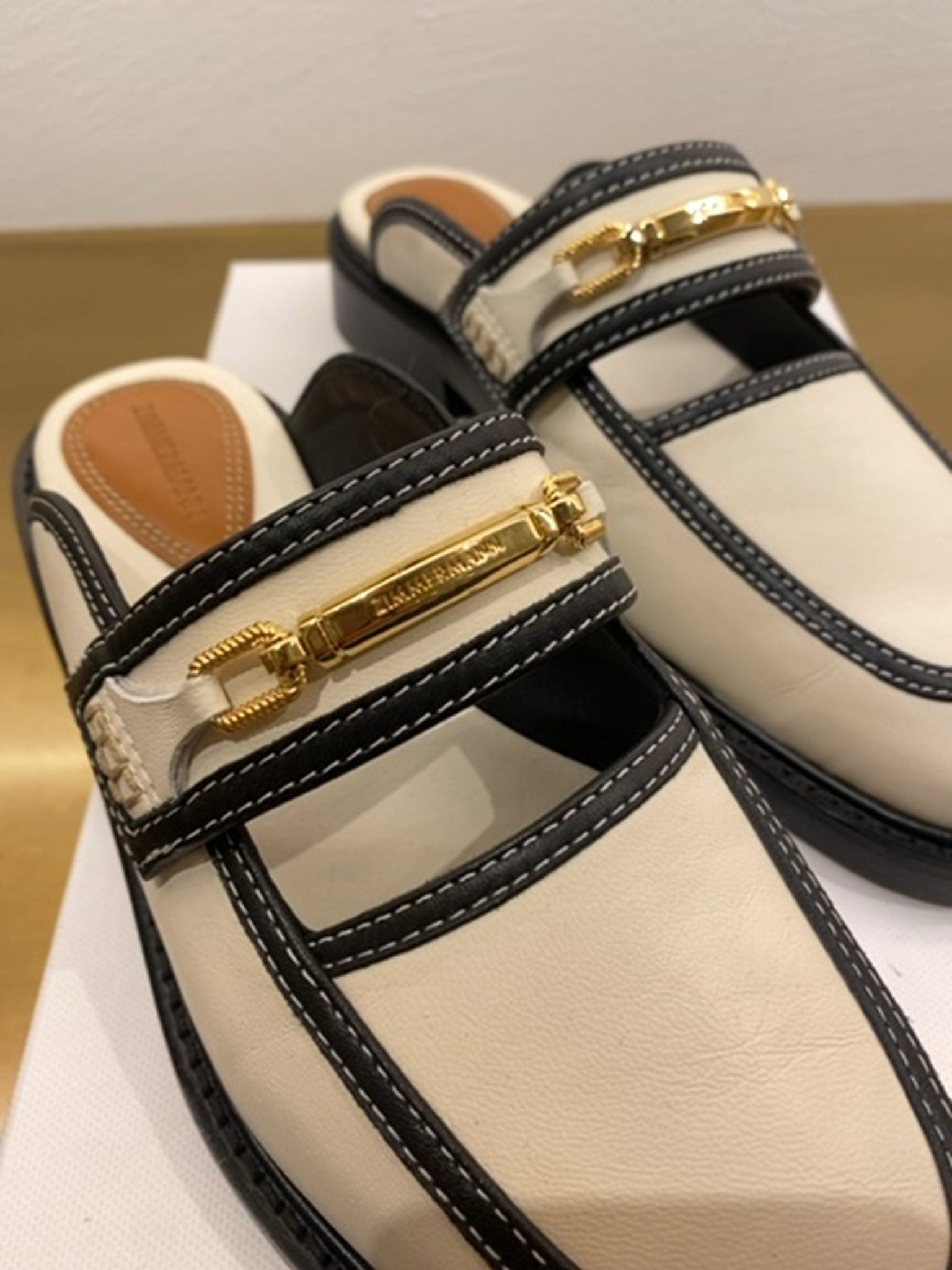 ZIMMERMANN Damskie Loafersy Macadamia Bacall Loafer 5116R24Zimmermann