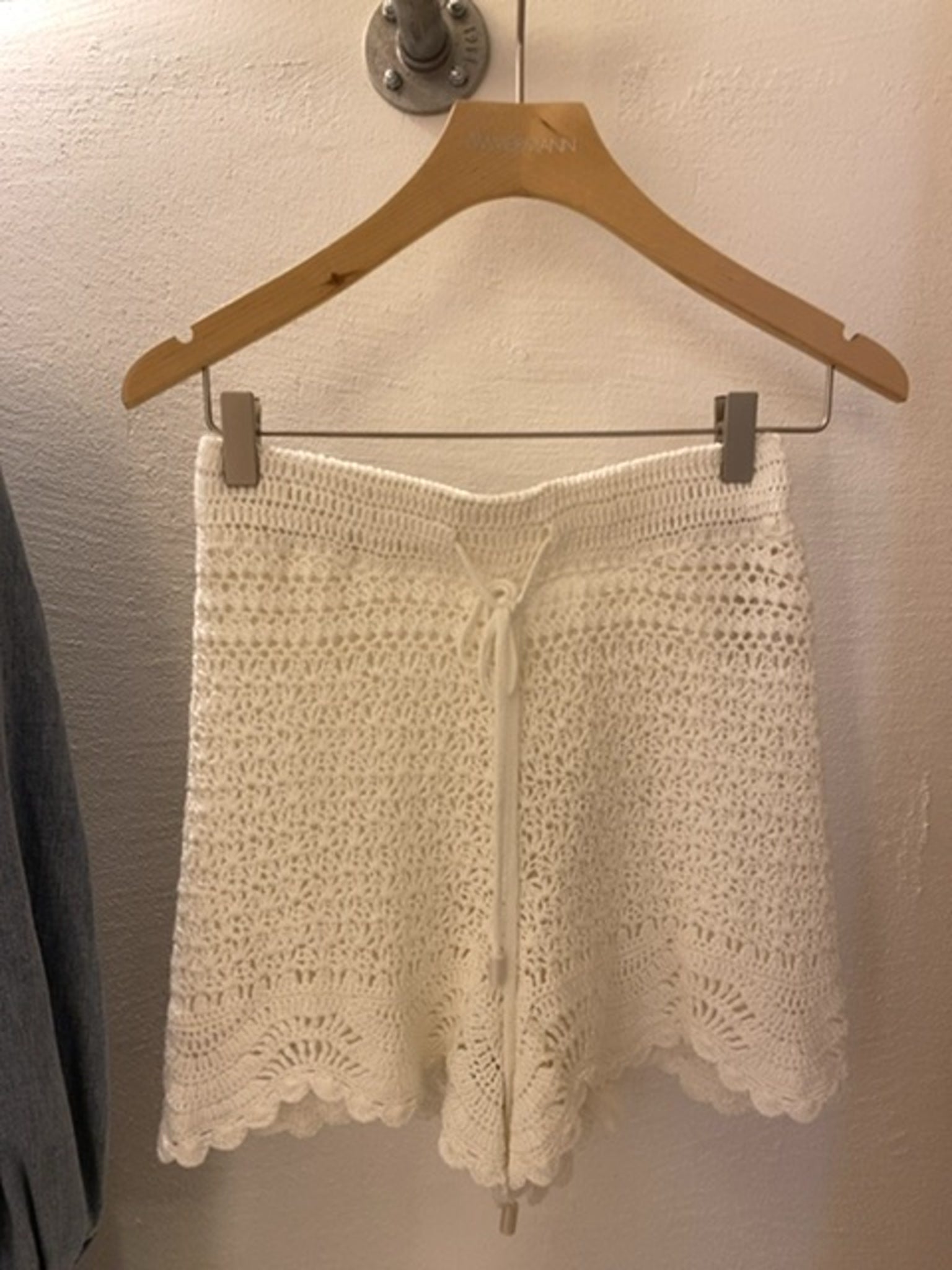 ZIMMERMANN Damskie Szorty Lightburst Textured Ivory 9746ASS246Zimmermann