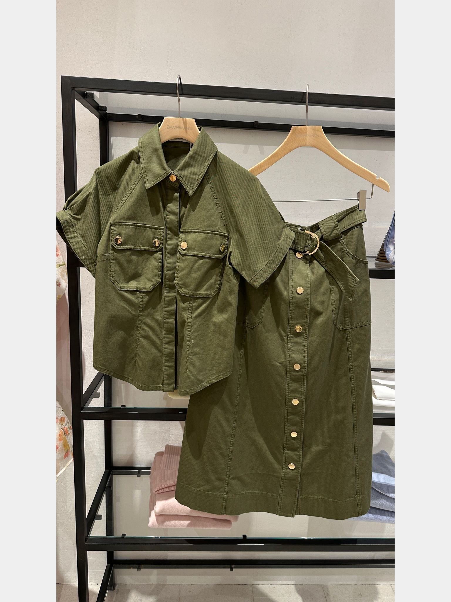 ZIMMERMANN Denim Pocket ShirtZIMMERMANN