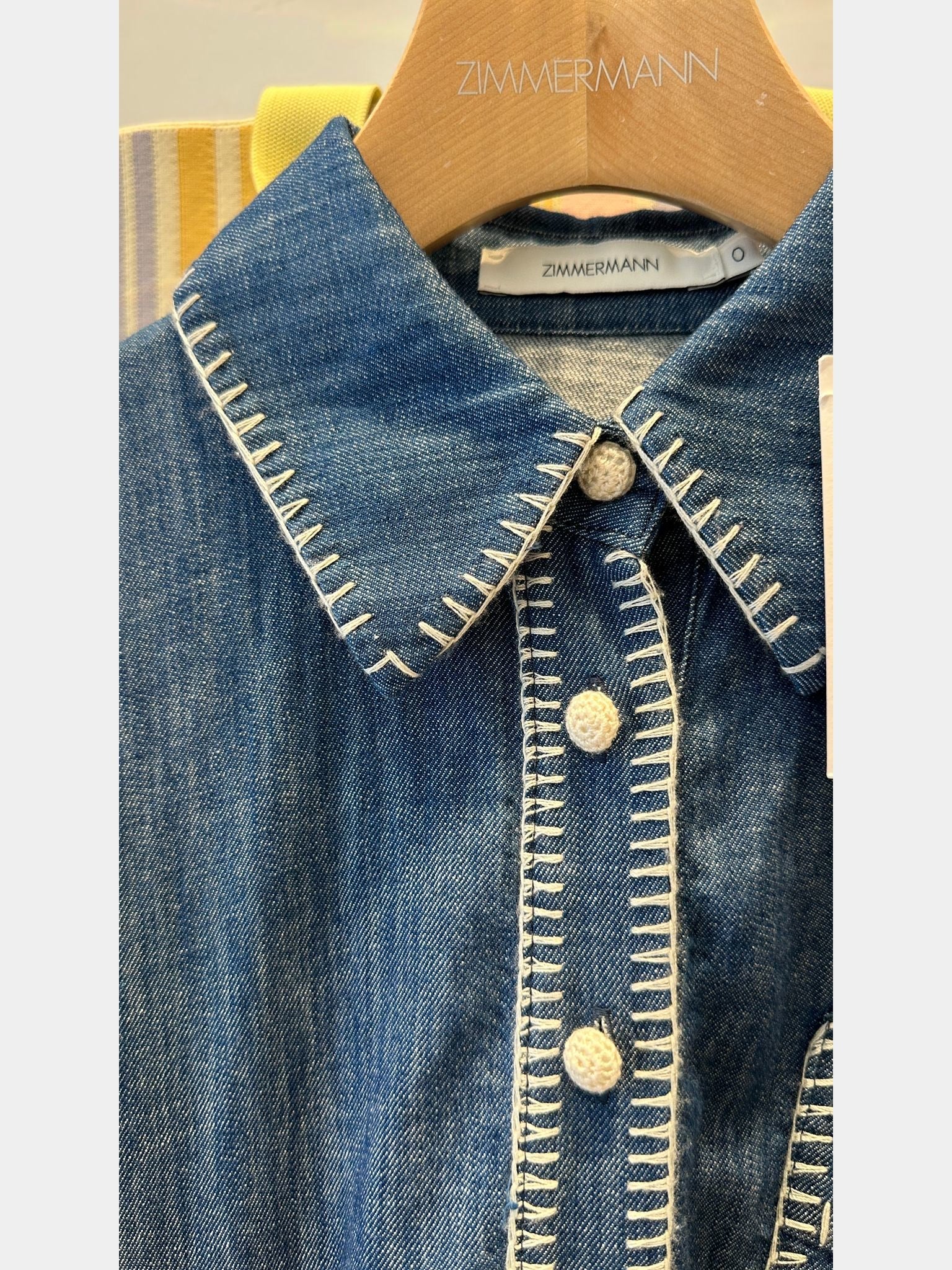 ZIMMERMANN Denim Shirt DressZimmermann
