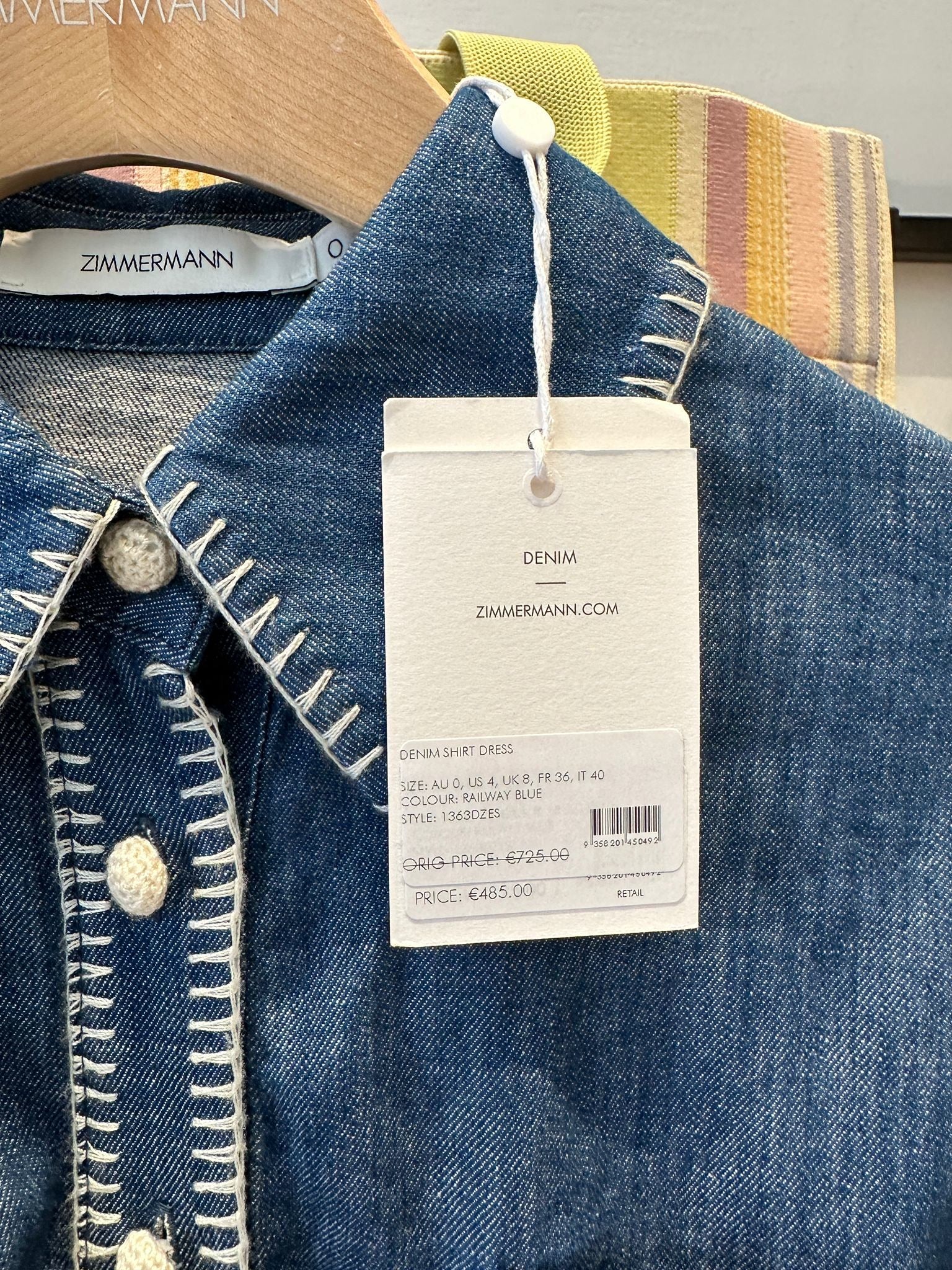 ZIMMERMANN Denim Shirt DressZimmermann