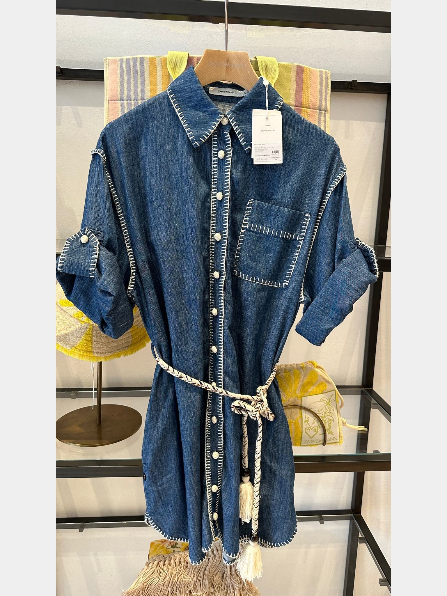 ZIMMERMANN Denim Shirt DressZimmermann