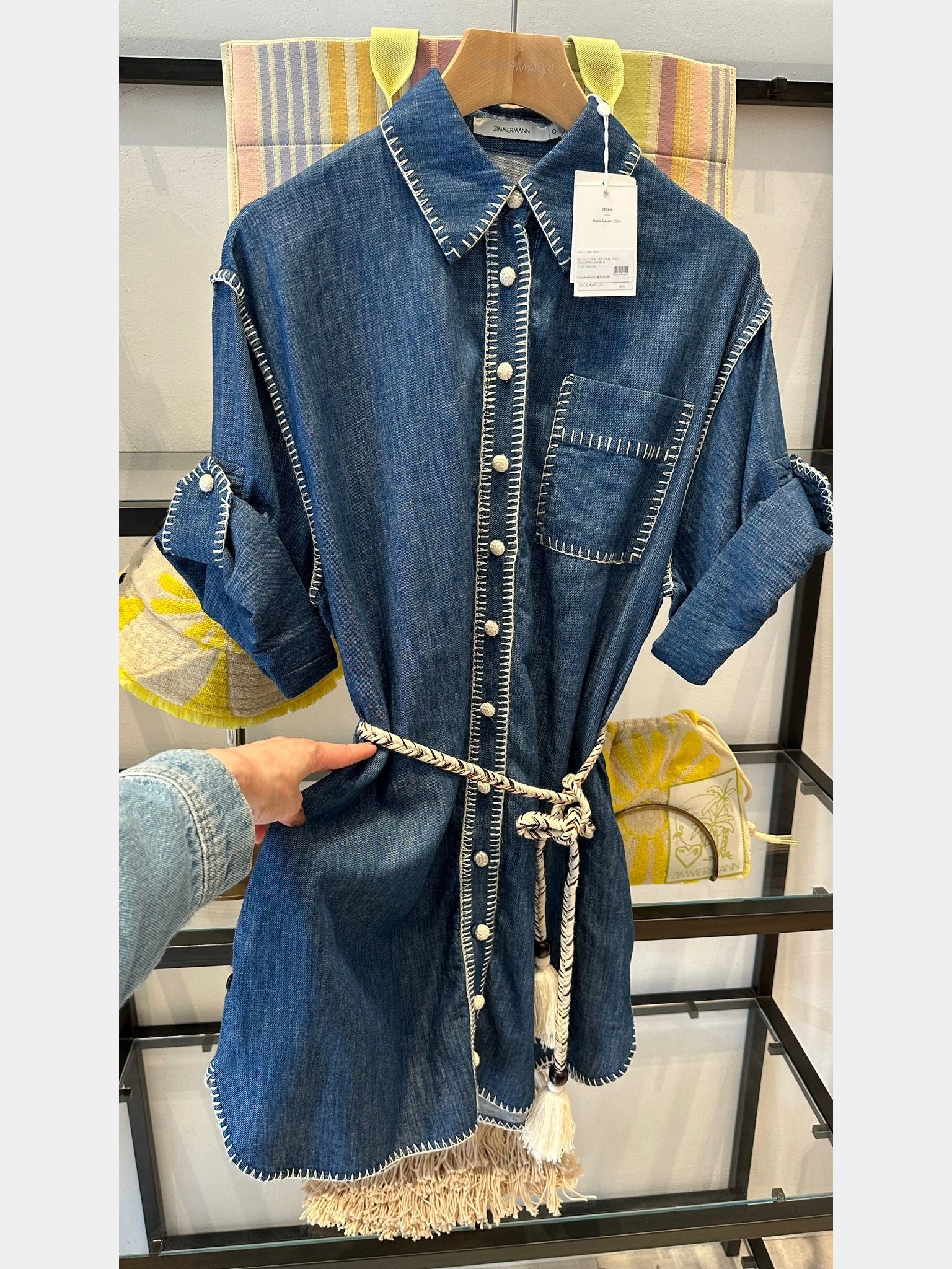 ZIMMERMANN Denim Shirt DressZimmermann