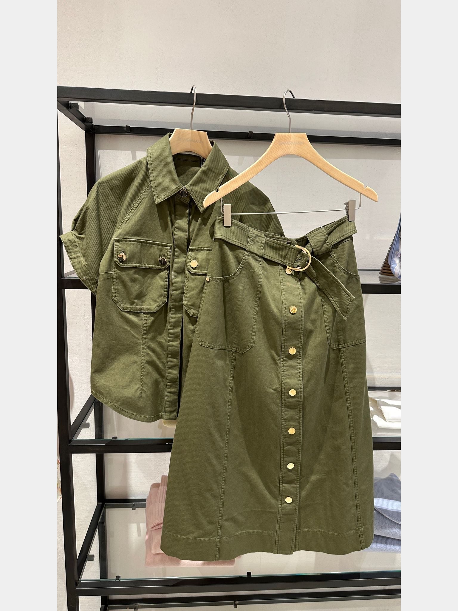 ZIMMERMANN Denim Wrap SkirtZIMMERMANN