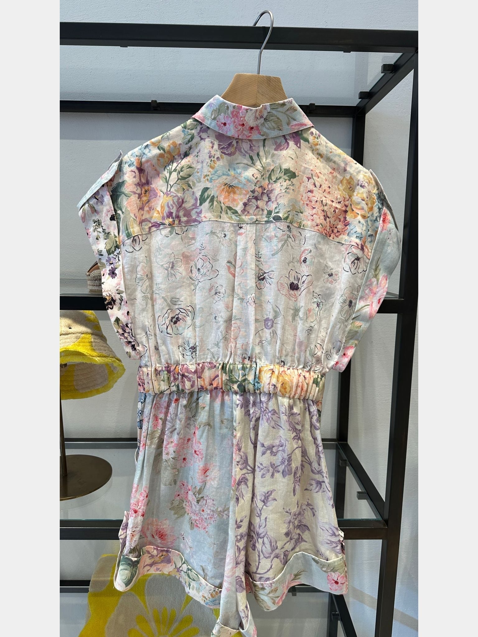 ZIMMERMANN Halliday Cuffed PlaysuitZIMMERMANN