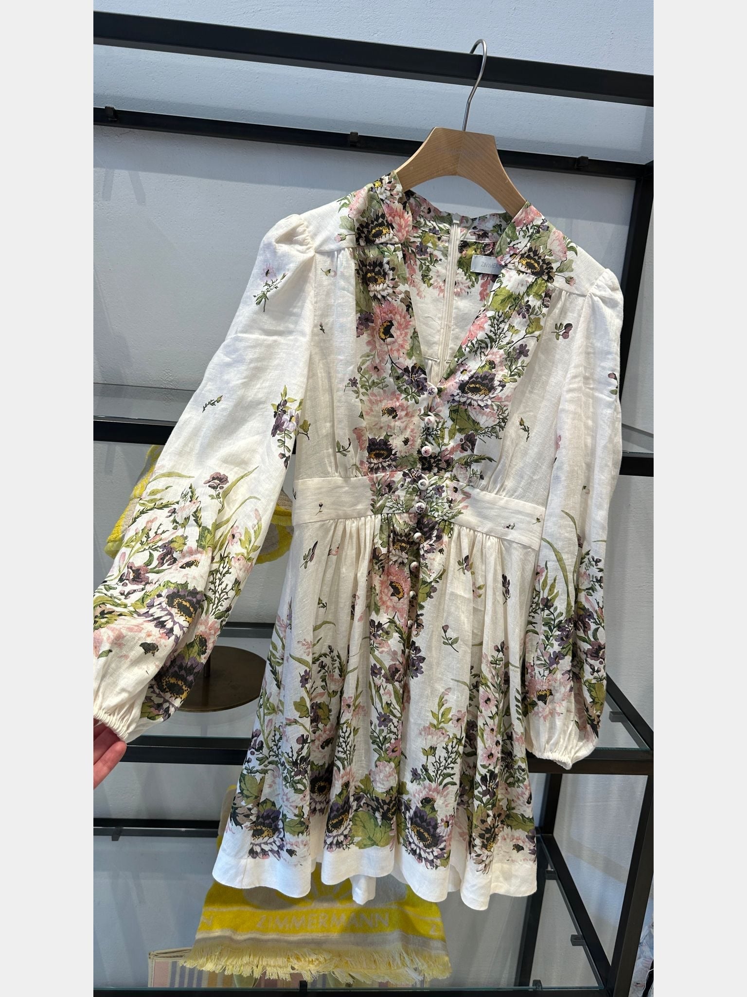 ZIMMERMANN Halliday Plunge Mini DressZIMMERMANN