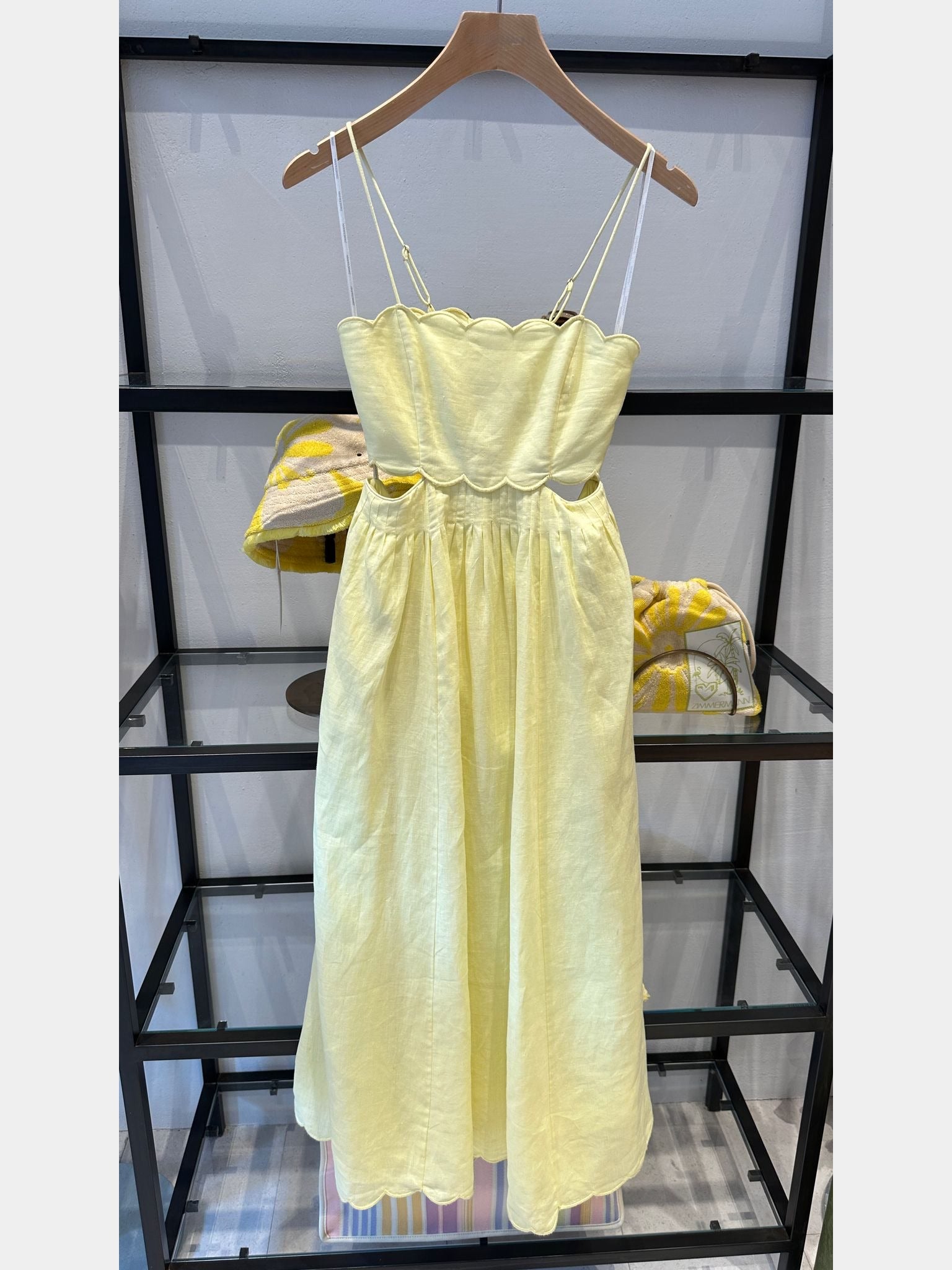 ZIMMERMANN Halliday Scallop Midi DressZIMMERMANN