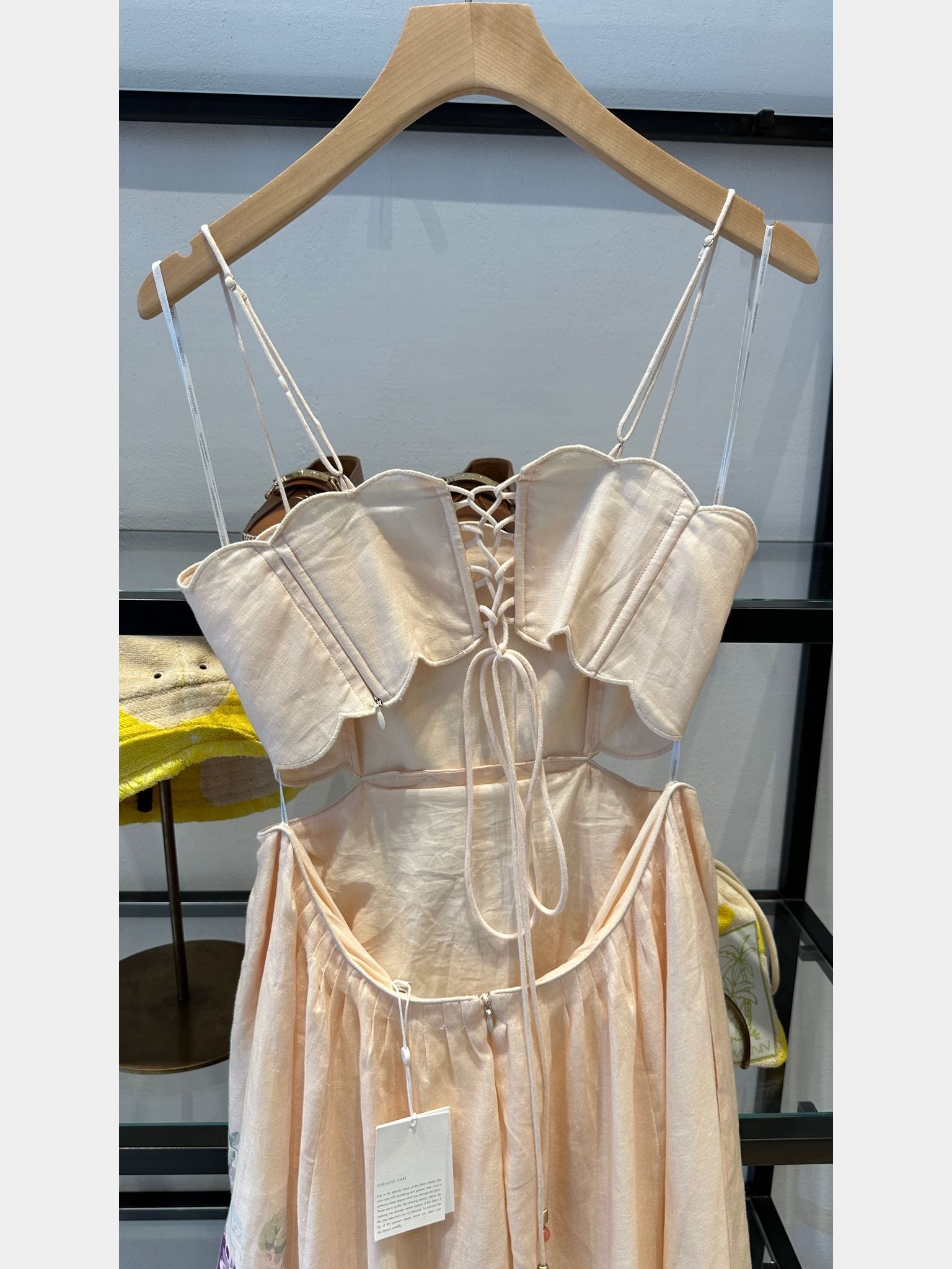 ZIMMERMANN Halliday Scallop Midi DressZIMMERMANN