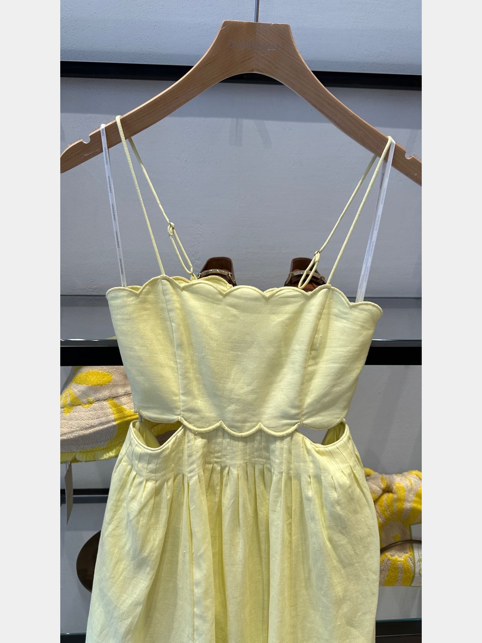 ZIMMERMANN Halliday Scallop Midi DressZIMMERMANN