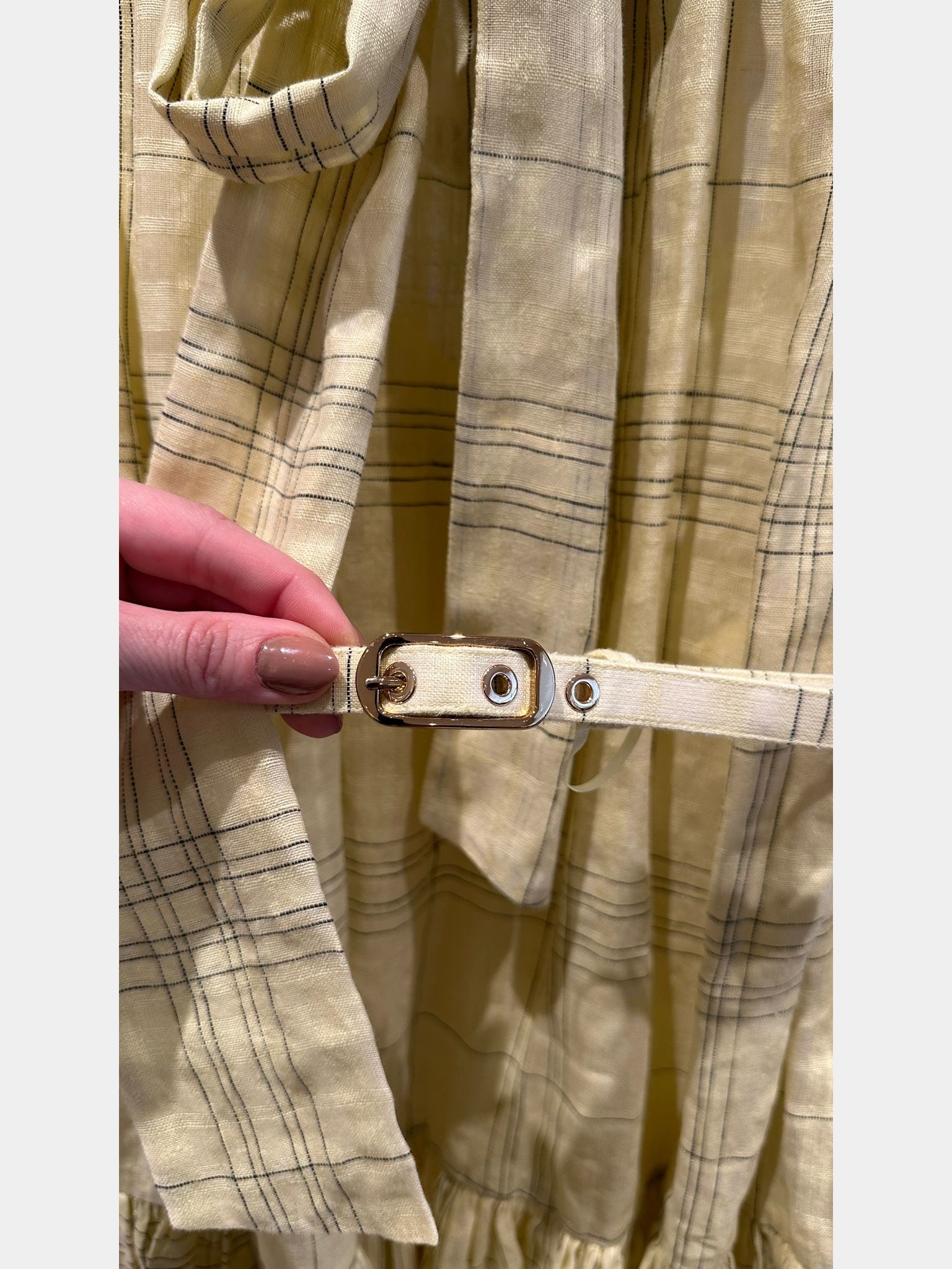 ZIMMERMANN Harmony Check Mini DressZimmermann