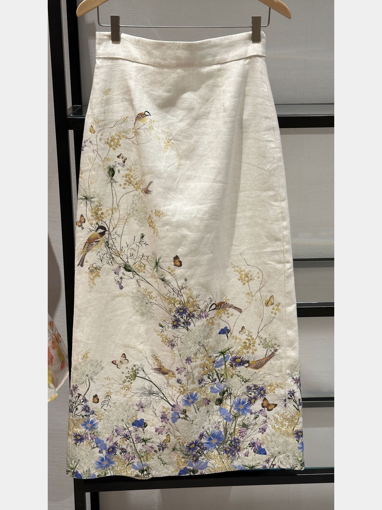 ZIMMERMANN Harmony Pencil Midi SkirtZIMMERMANN