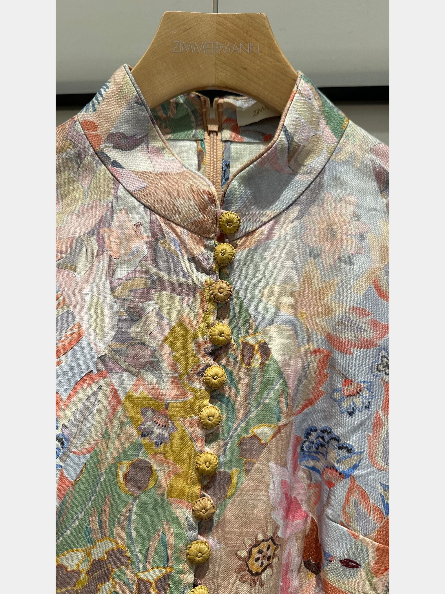 ZIMMERMANN Illustration Belted Mini DressZIMMERMANN