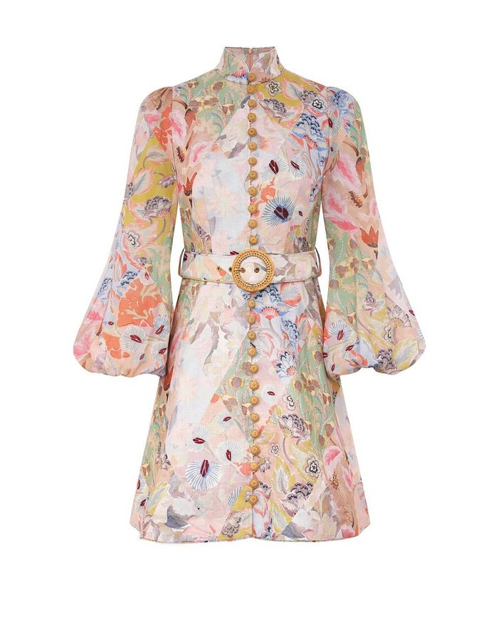 ZIMMERMANN Illustration Belted Mini DressZimmermann