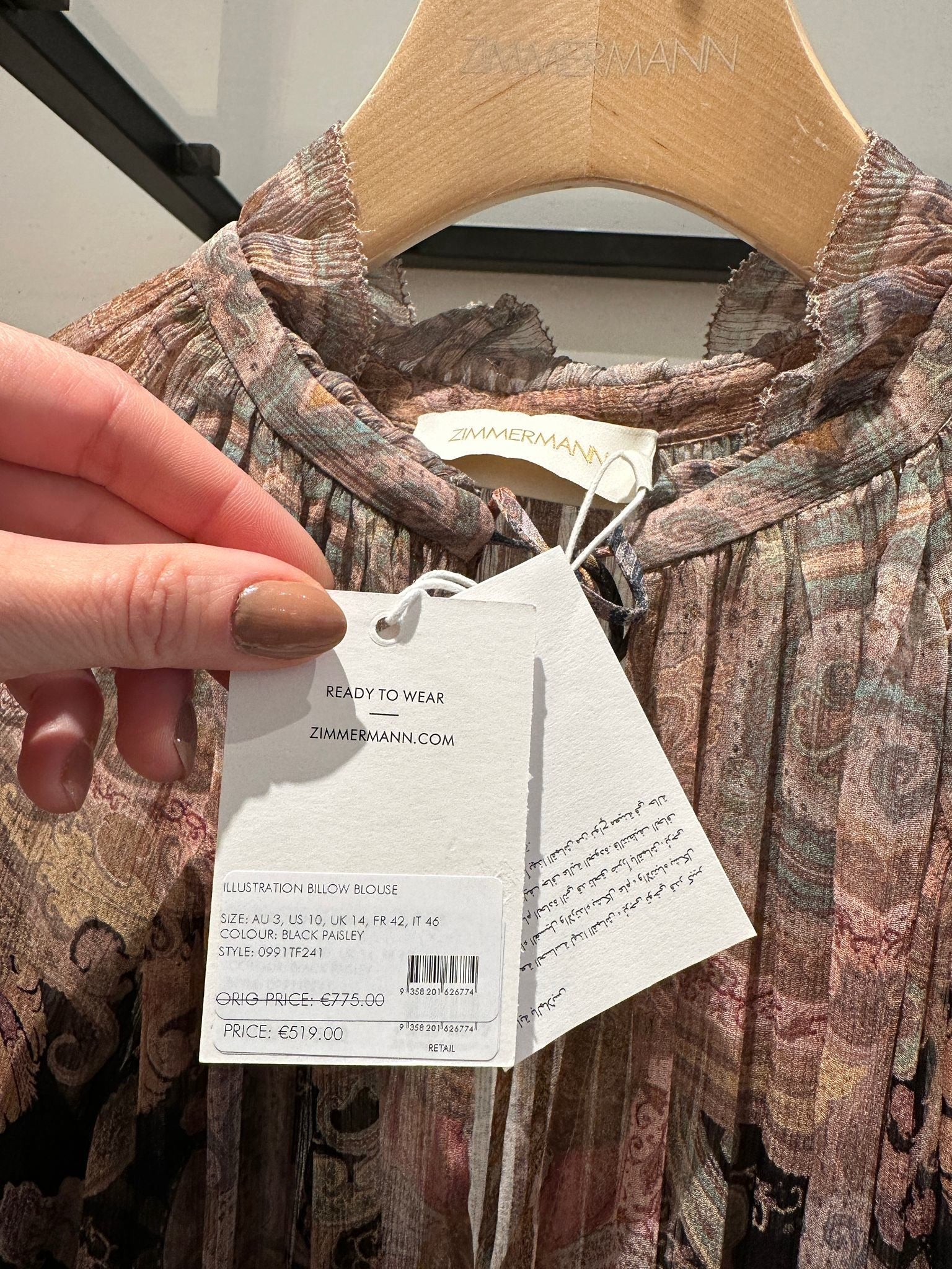 ZIMMERMANN Illustration Billow BlouseZimmermann