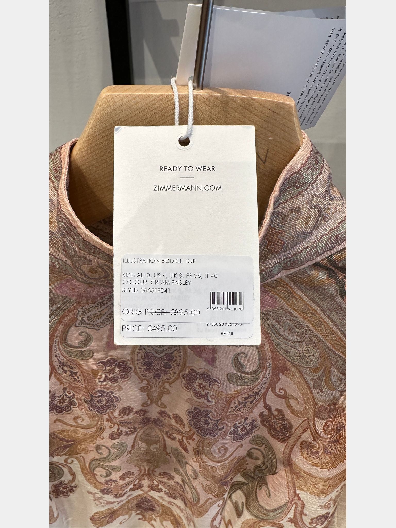 ZIMMERMANN Illustration Bodice TopZIMMERMANN