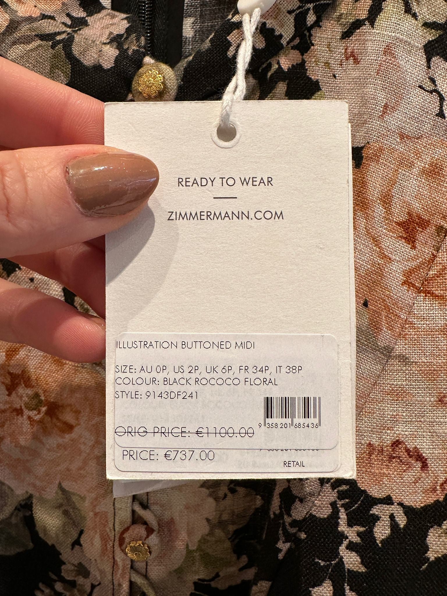 ZIMMERMANN Illustration Buttoned MidiZimmermann