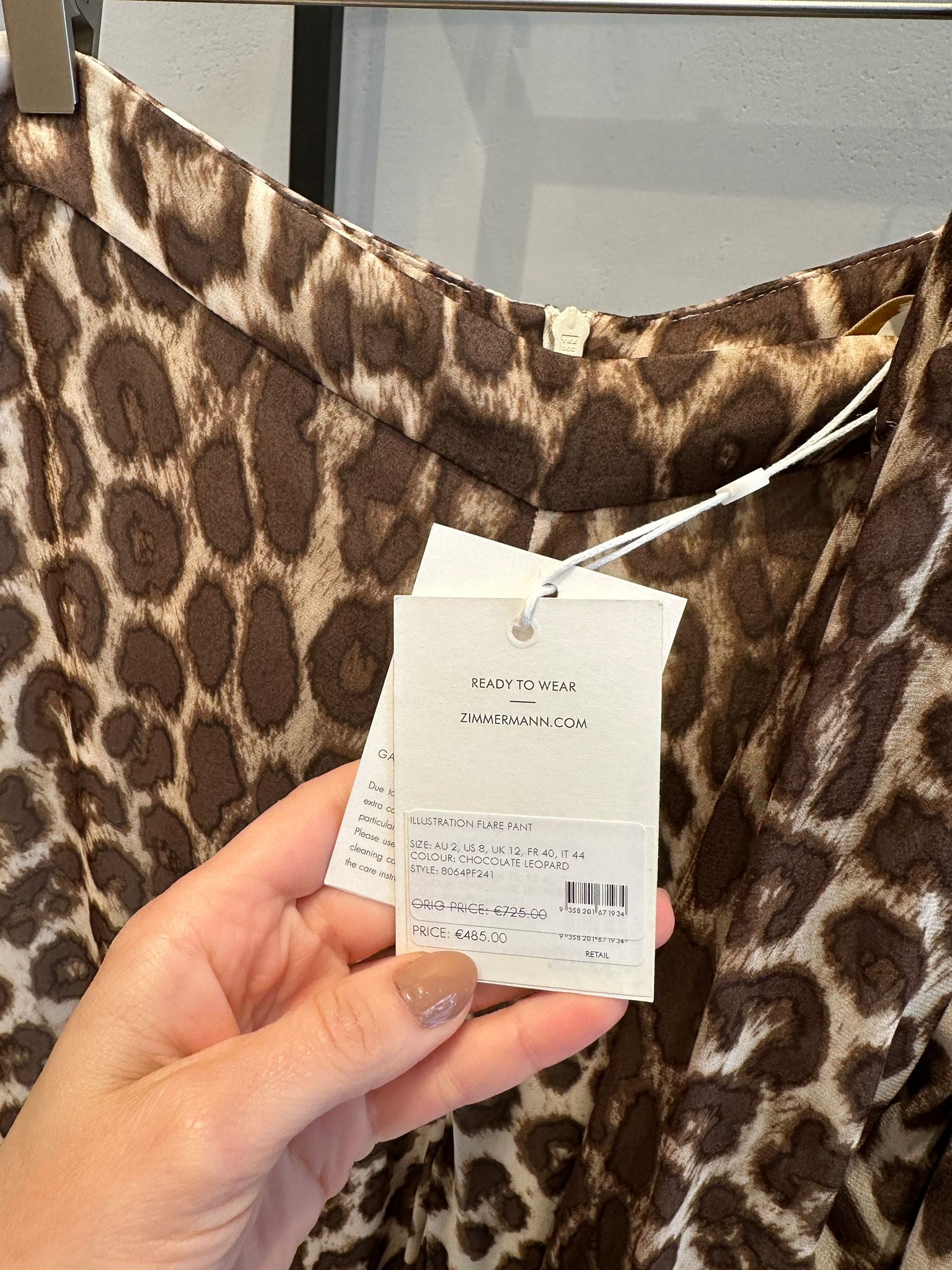 ZIMMERMANN Illustration Leopard - Print Chiffon Wide - Leg PantsZimmermann