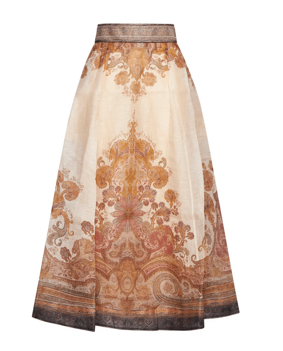 ZIMMERMANN Illustration Midi SkirtZimmermann