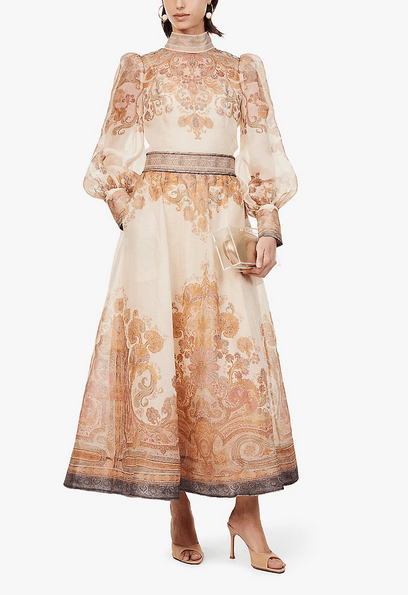 ZIMMERMANN Illustration Midi SkirtZimmermann