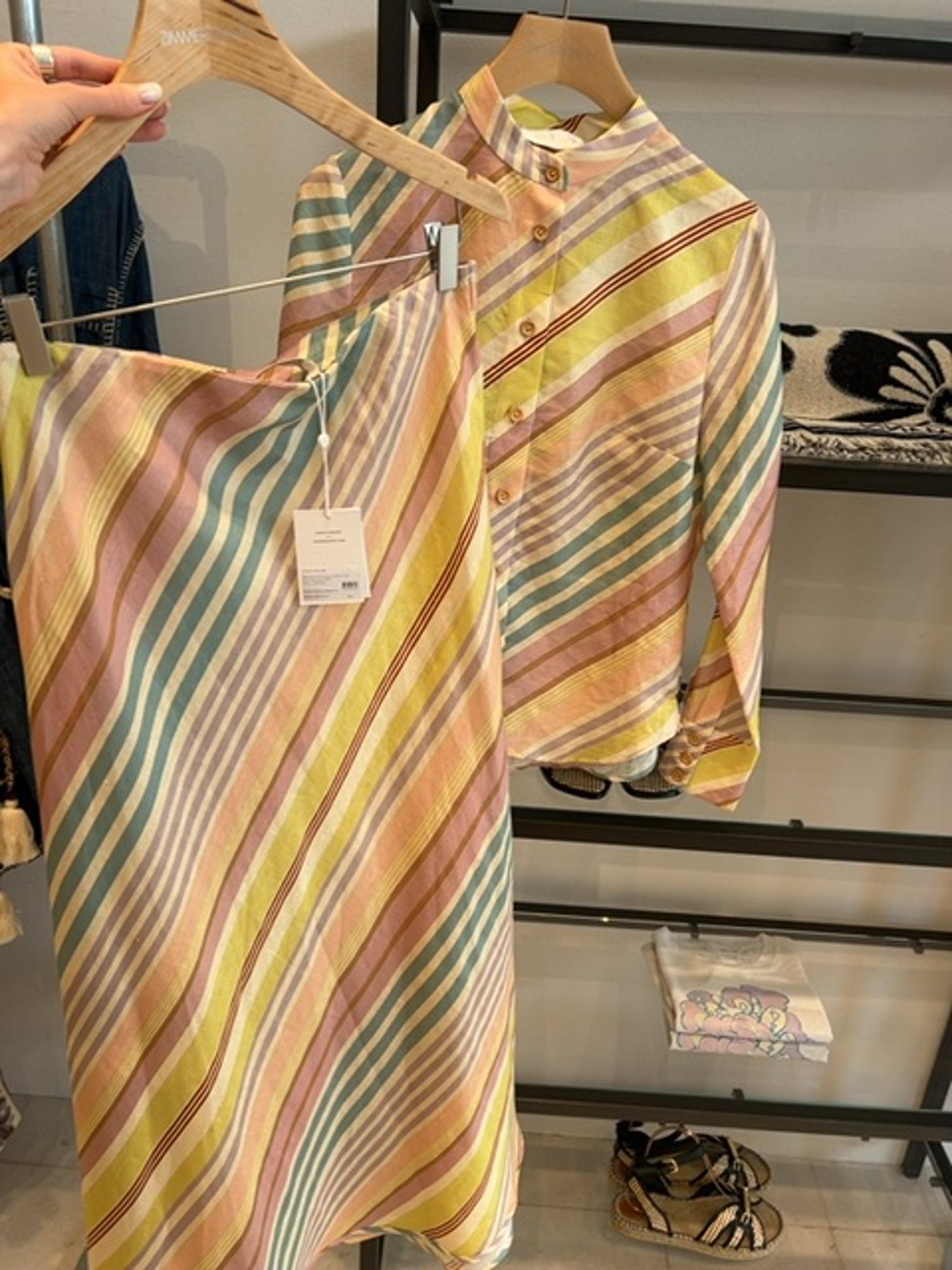 ZIMMERMANN Koszula Damska Halliday Slim Multi Stripe 1409TSS241Zimmermann