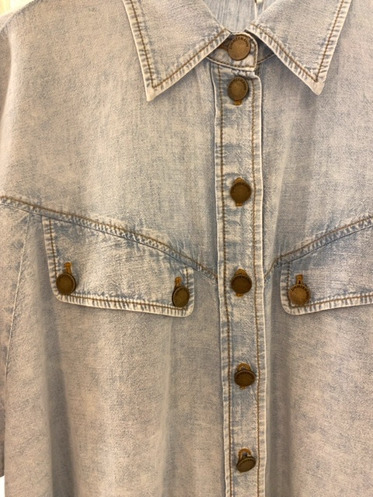 ZIMMERMANN Koszula Damska Jeansowa Blue Smoke Denim Shirt 9661TZESZimmermann