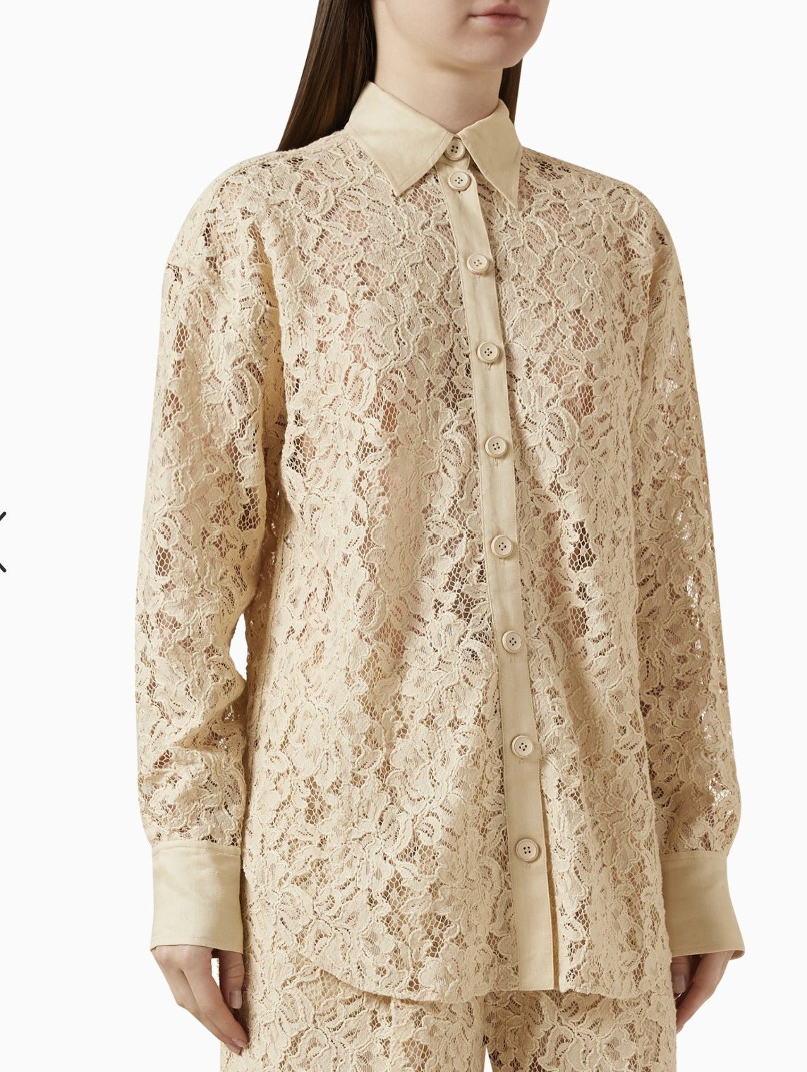 ZIMMERMANN Koszula Damska Tea Natura Lace ShirtZimmermann