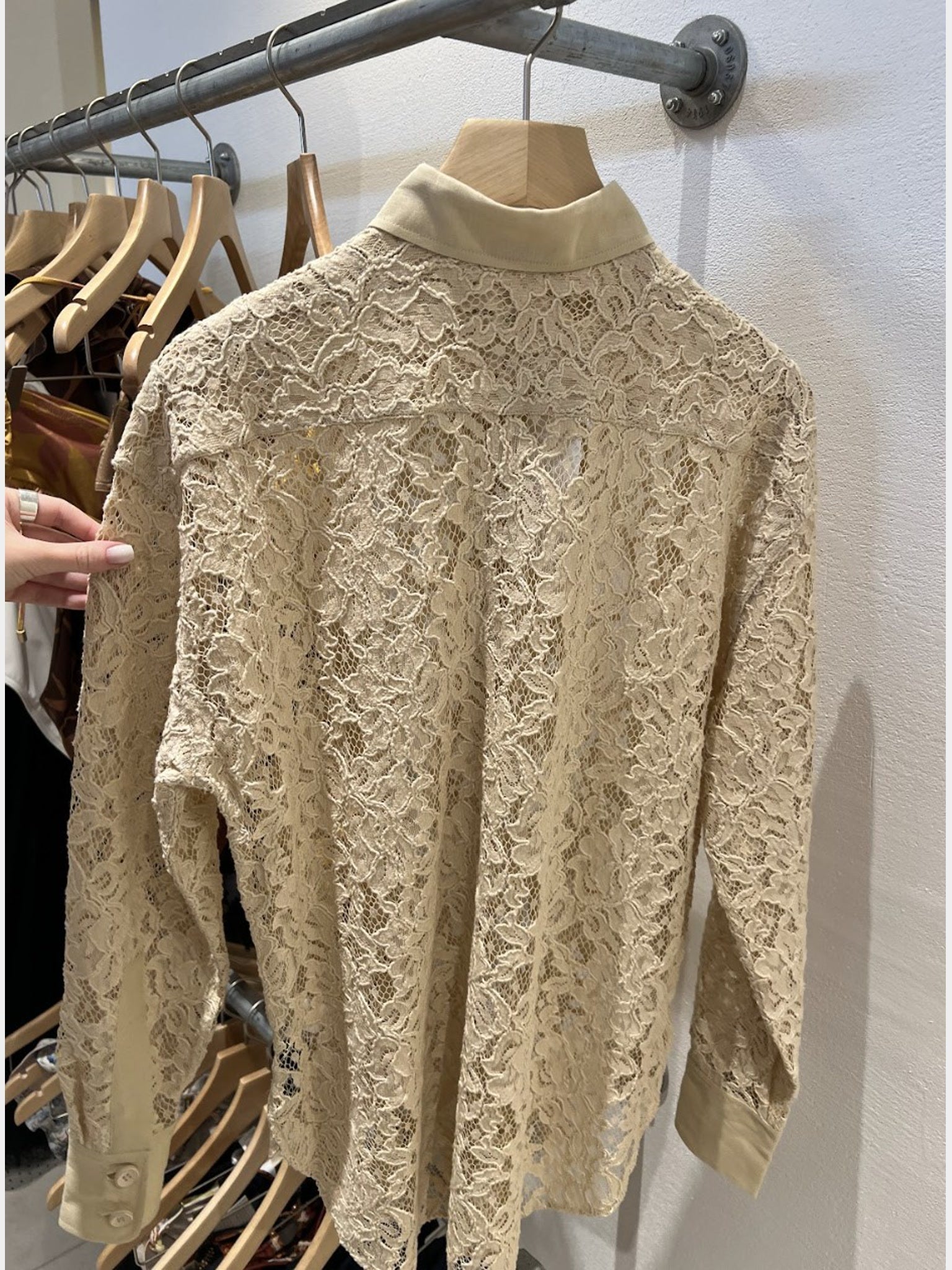 ZIMMERMANN Koszula Damska Tea Natura Lace ShirtZimmermann
