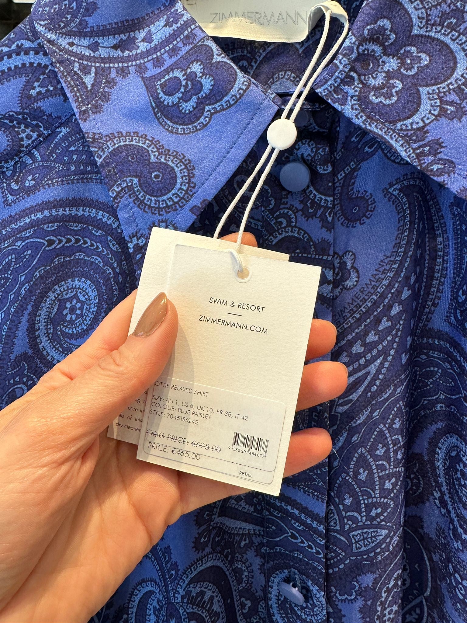 ZIMMERMANN Lottie Relaxed ShirtZimmermann