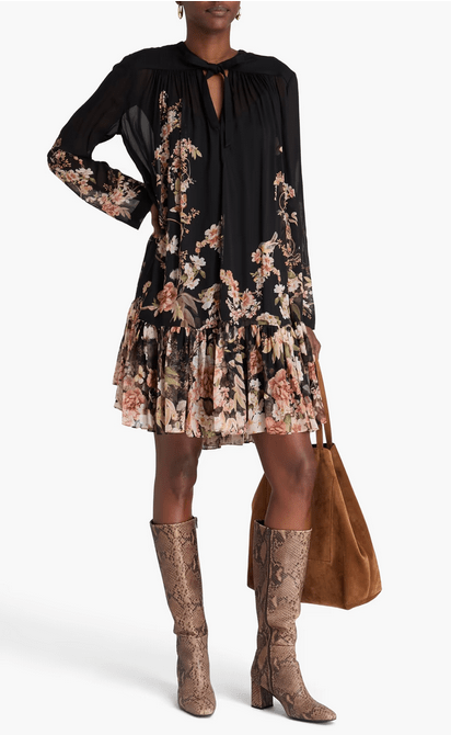ZIMMERMANN Natura Lantern Mini DressZimmermann