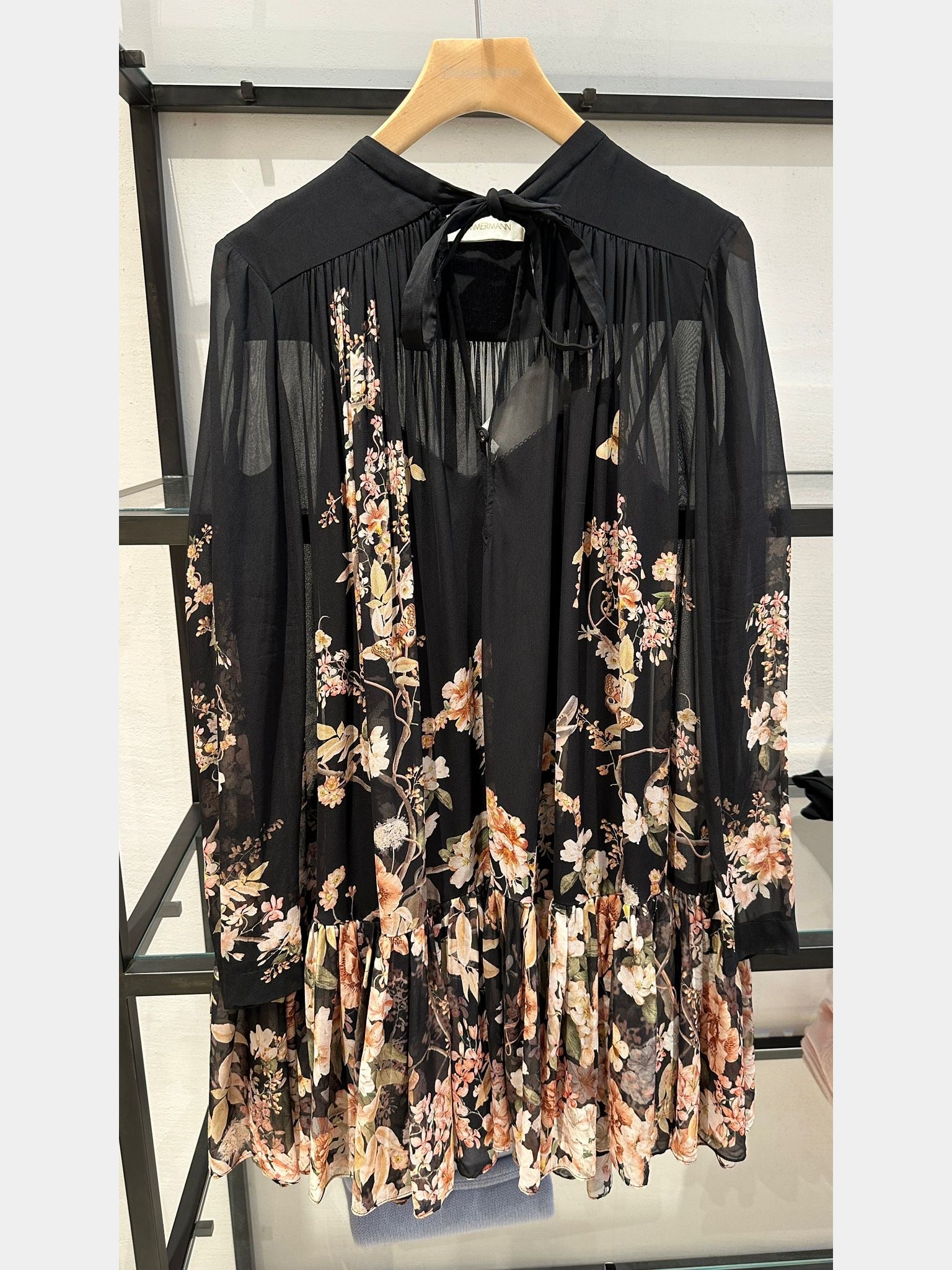 ZIMMERMANN Natura Lantern Mini DressZimmermann