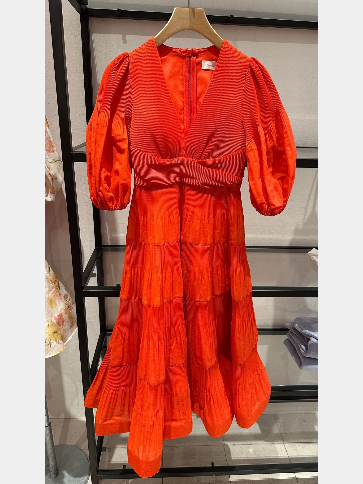 ZIMMERMANN Pleated Midi DressZIMMERMANN