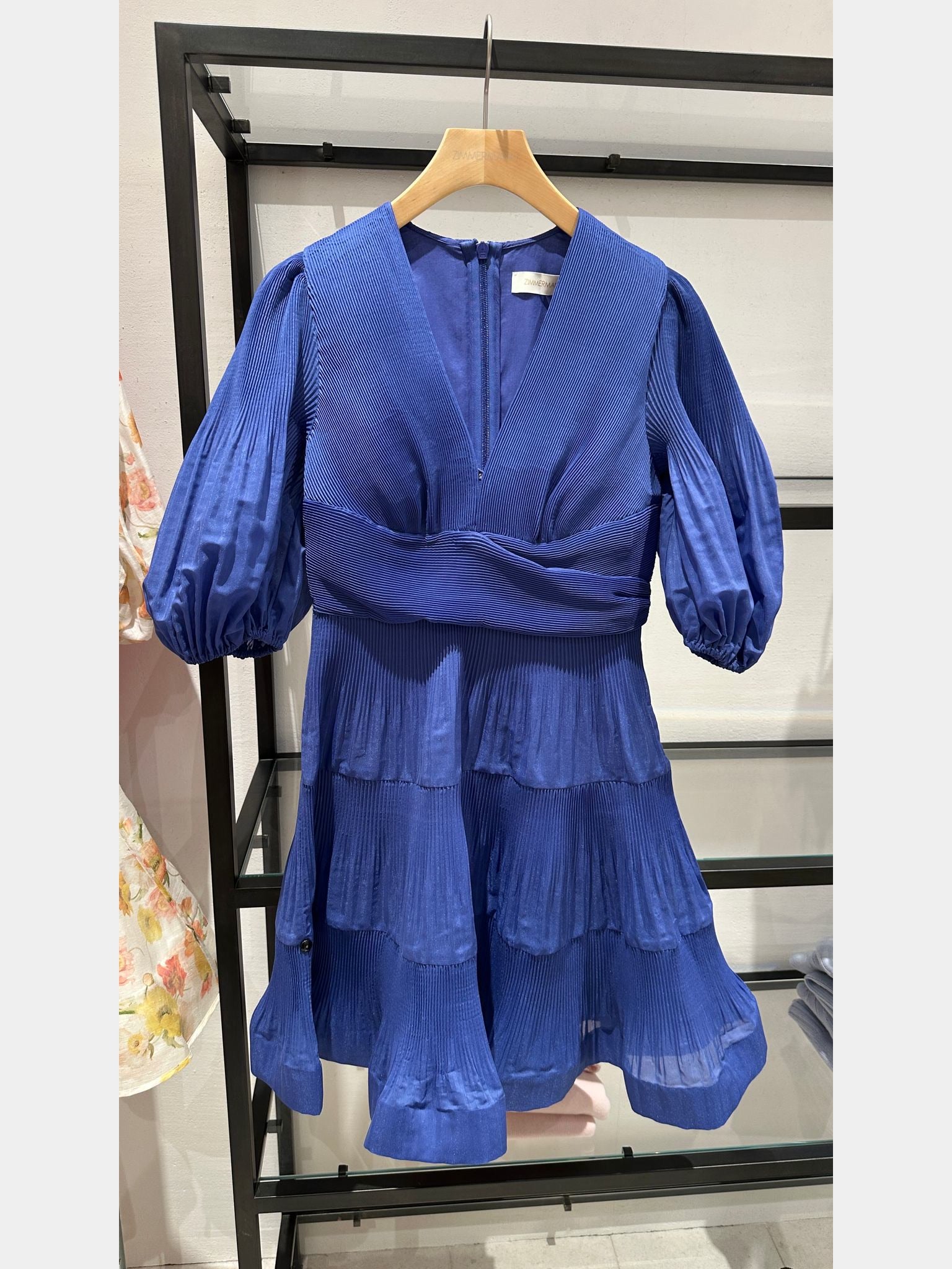 ZIMMERMANN Pleated Mini DressZIMMERMANN