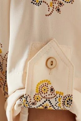 ZIMMERMANN Safari Shirt Damskie Utility Dot LemonZimmermann