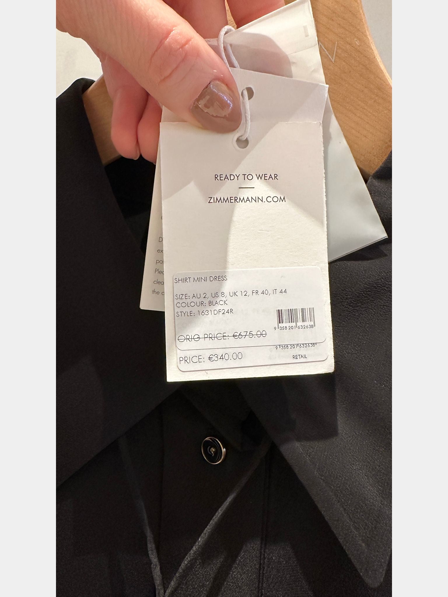 ZIMMERMANN Shirt Mini DressZimmermann