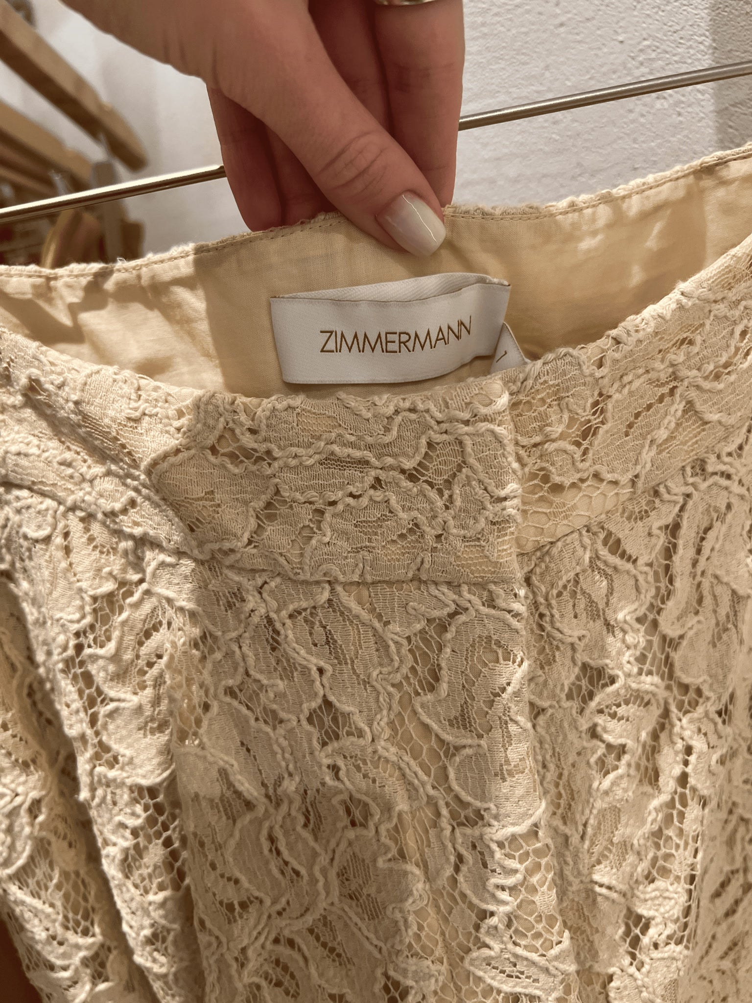 ZIMMERMANN Spodnie Damskie Koronkowe Natura Lace Pant 9891PS241Zimmermann