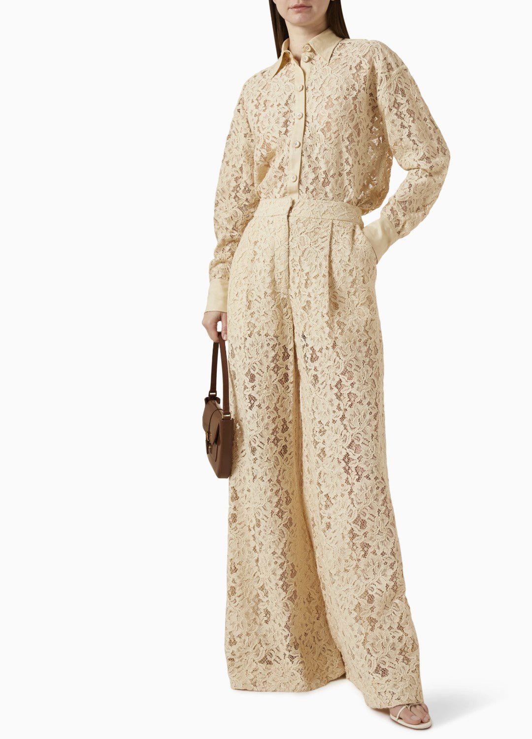 ZIMMERMANN Spodnie Damskie Tea Natura LaceZimmermann
