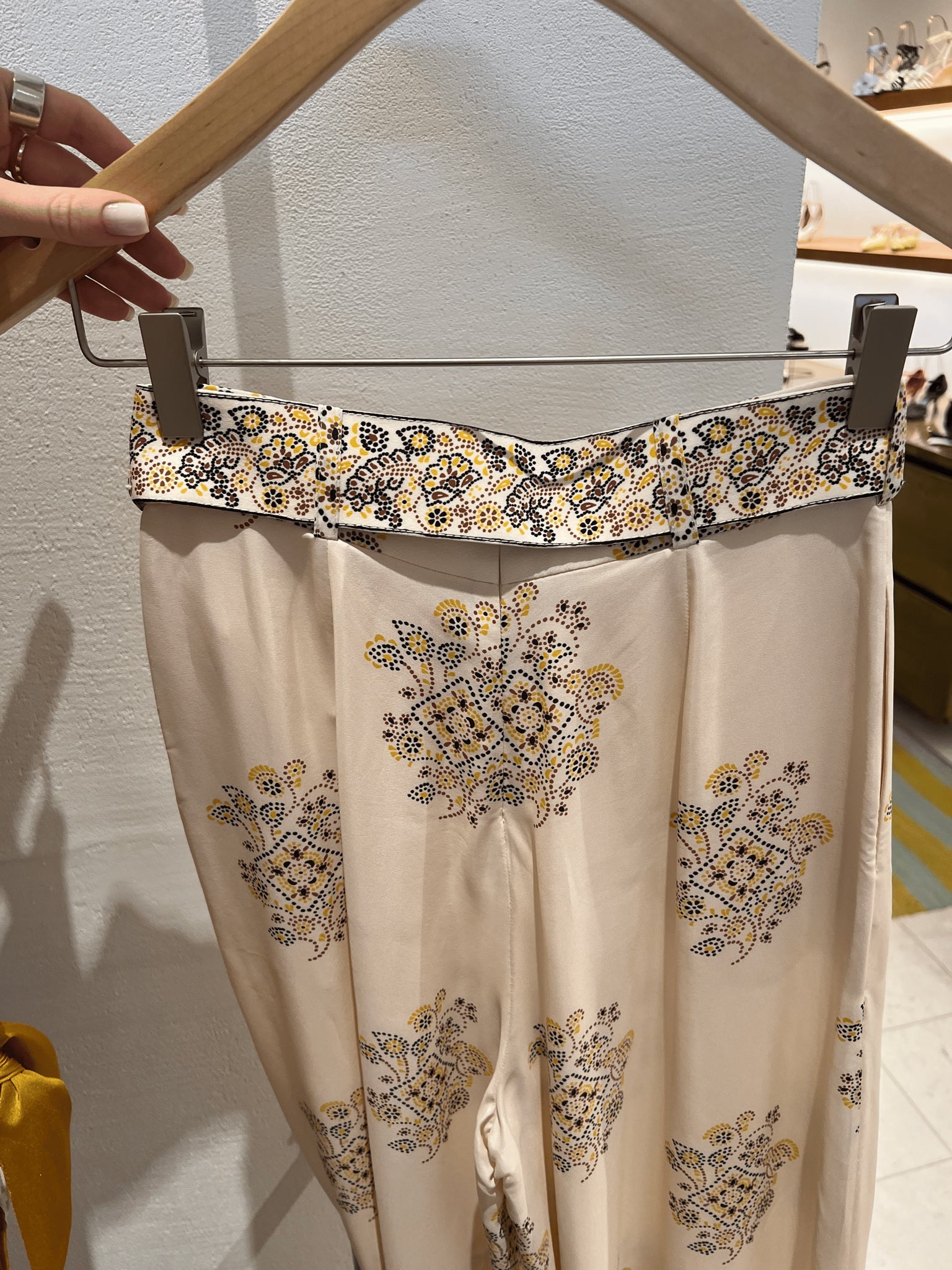 ZIMMERMANN Spodnie Damskie Utility Dot Lemon Wide LegZimmermann